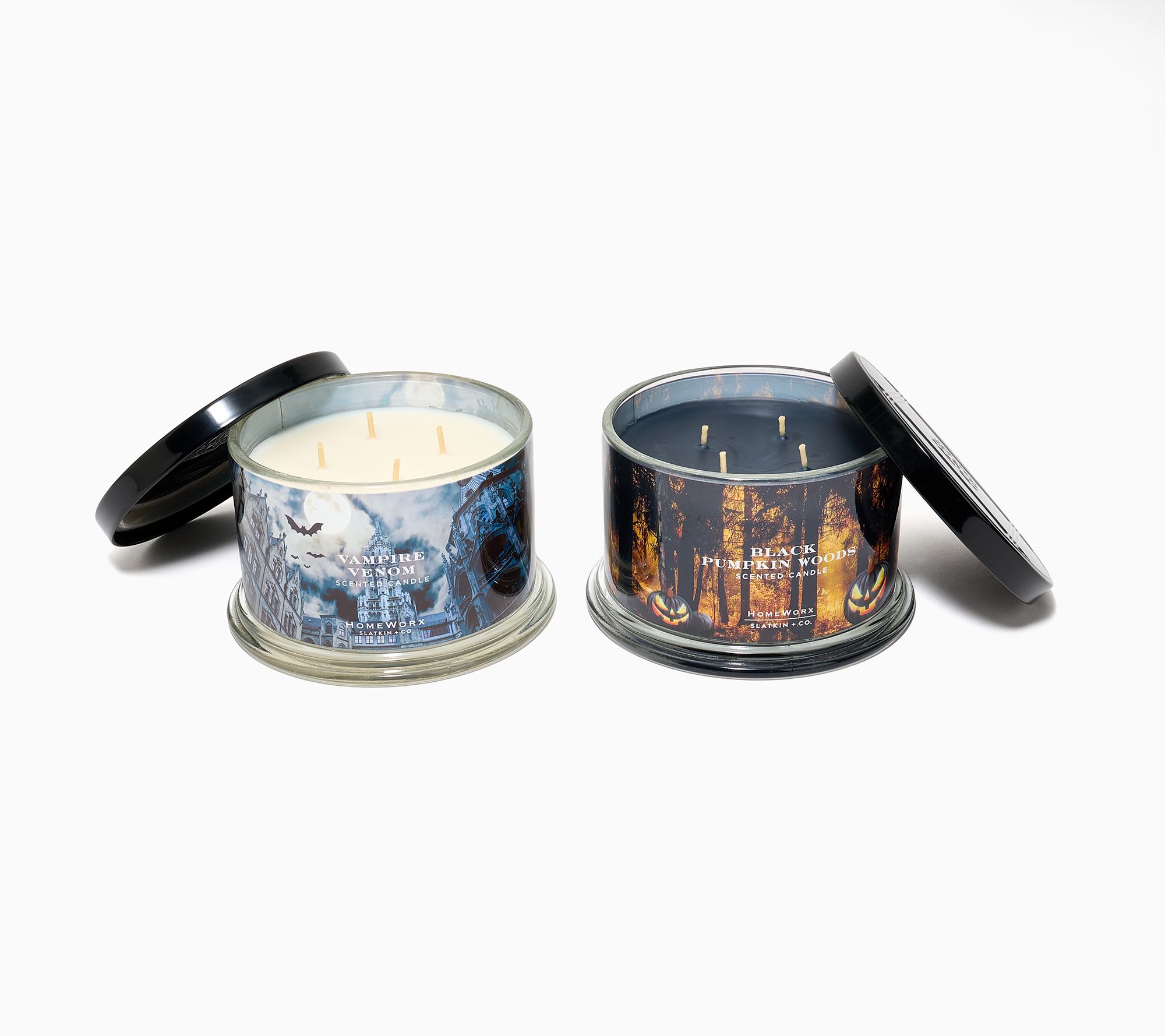 HomeWorx by Slatkin + Co. S/2 18oz Thrills & Chills Candle