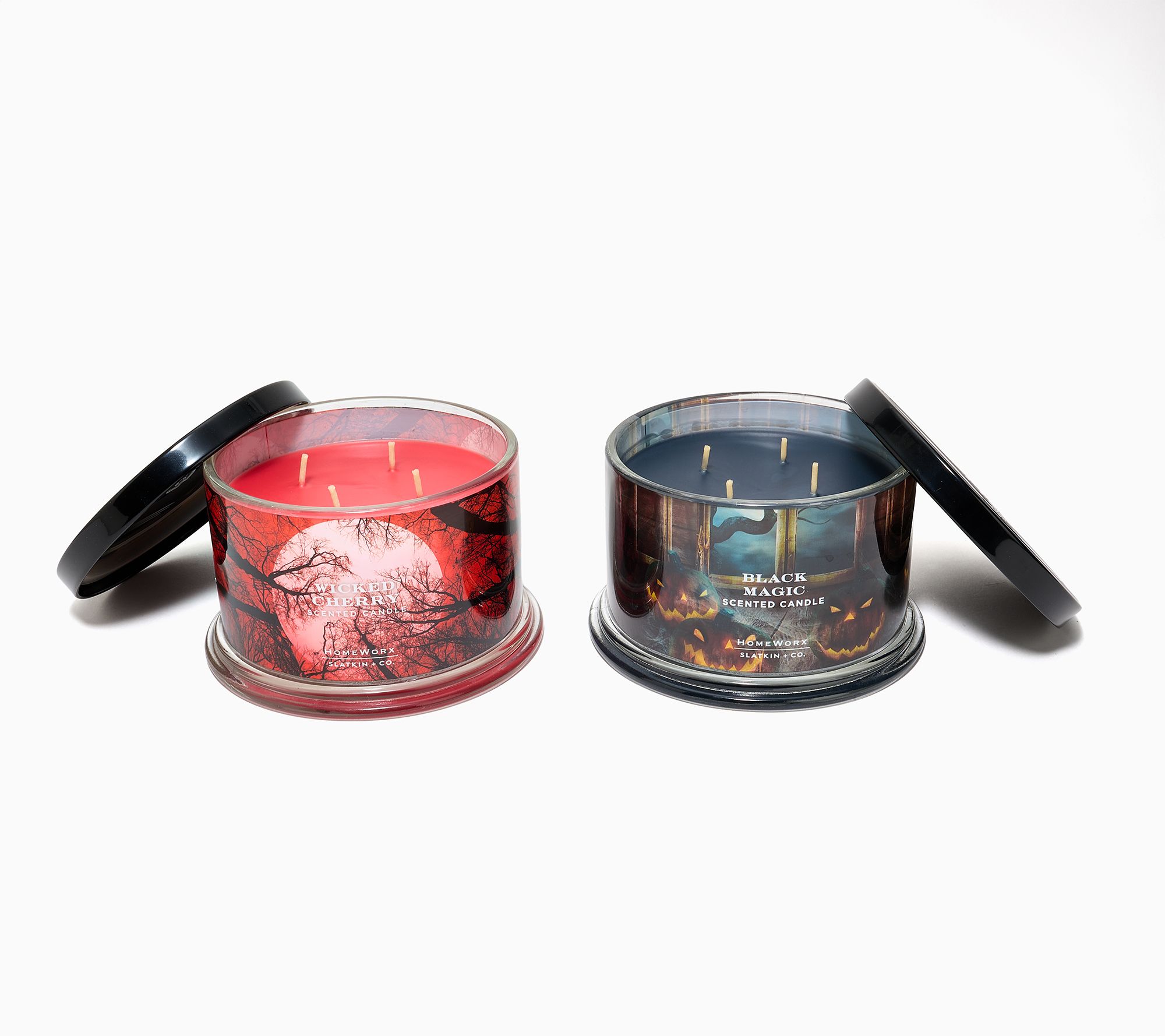 HomeWorx by Slatkin + Co. S/2 18oz Thrills & Chills Candle