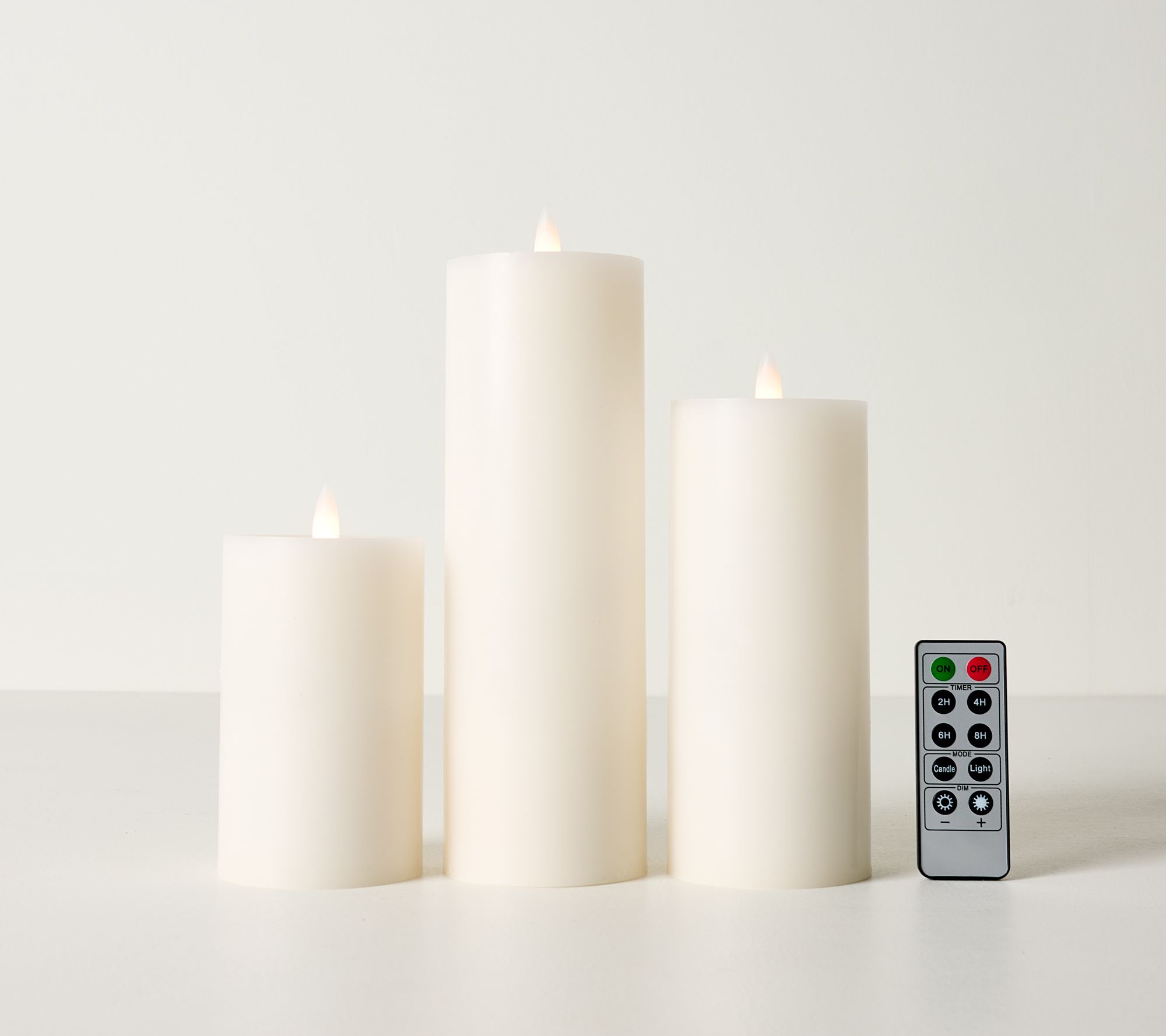 Home Bliss S/3 Battery Op. 3D Glow Flameless Candles