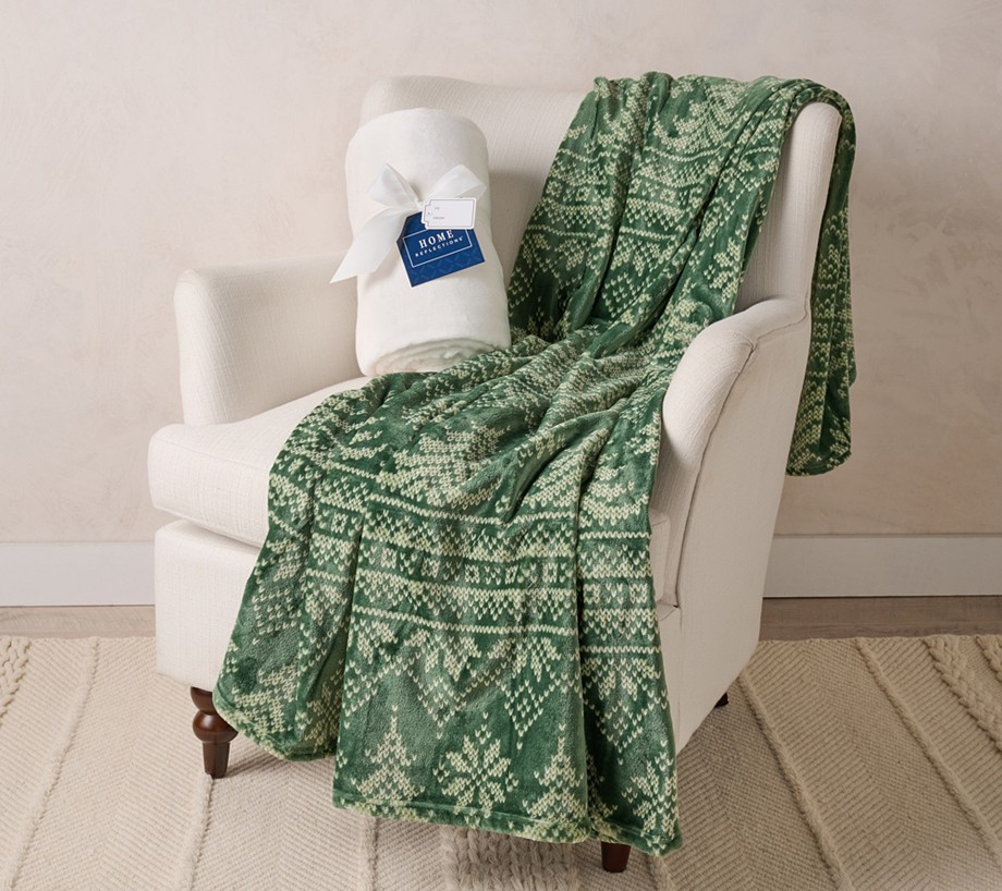 Home Reflections Set of 2 Holiday Throws