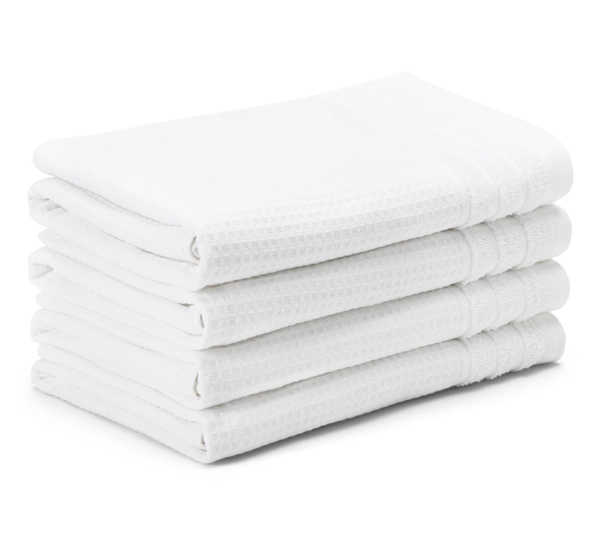 TCL Small Waffle Woven Terry Stripe Hand Towel4-Pack Set