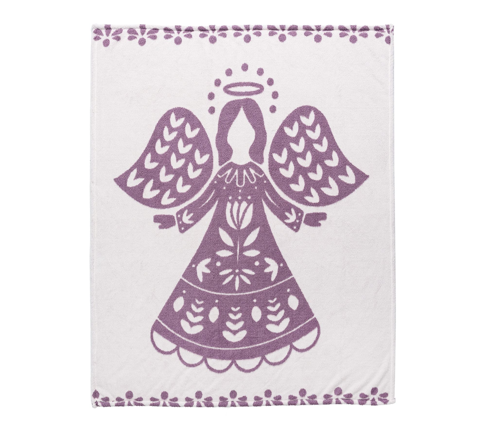 Berkshire Holiday Icon Knitted Plush Reverse to Sherpa Throw