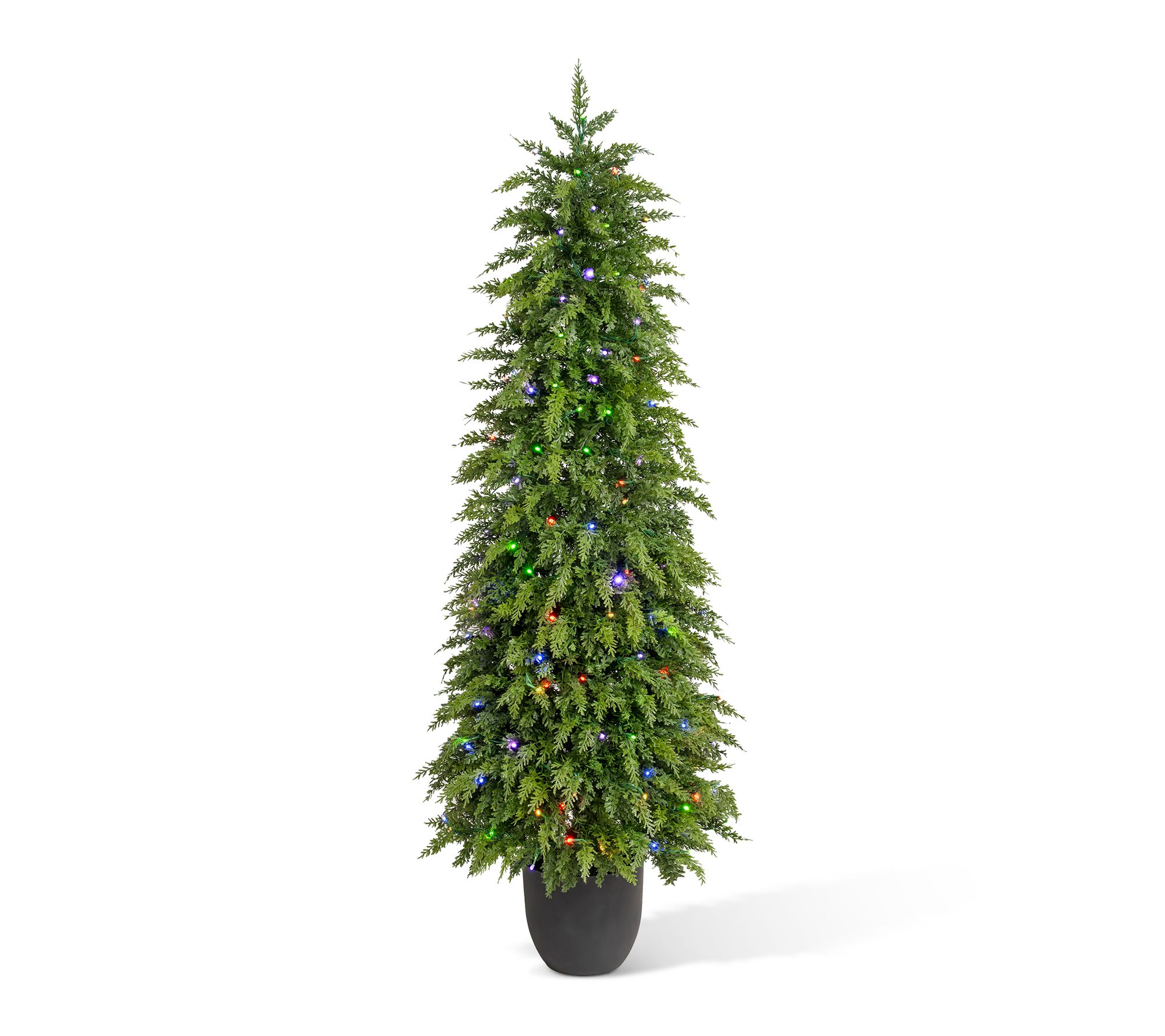 Glitzhome 5ft Pre-lit Christmas Artificial Cedar Porch