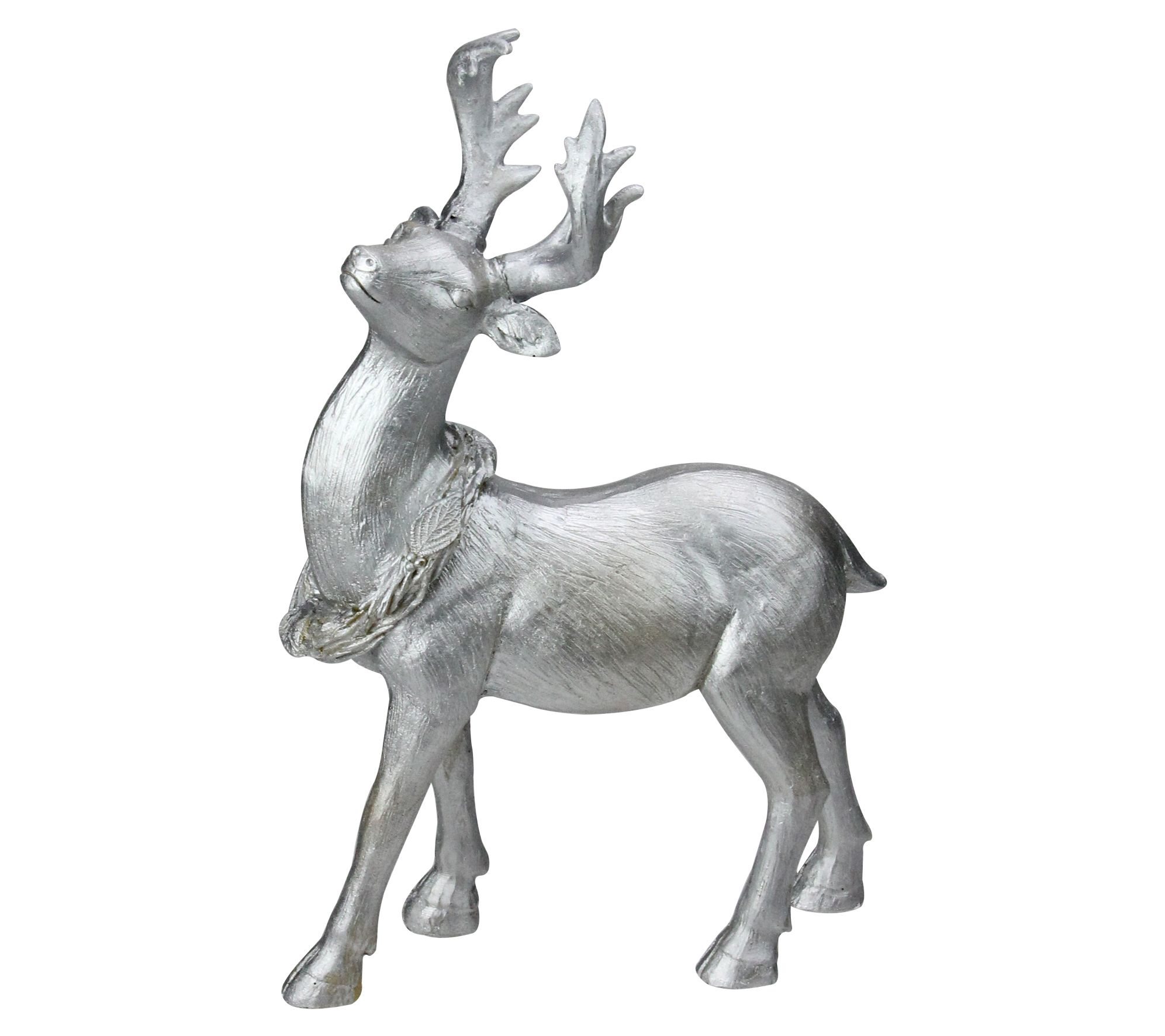 Northlight 10.5" Elegant Silver Table Top Reindeer Figure