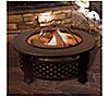 Nature Spring 32" Round Fire Pit- Steel Patio R ing