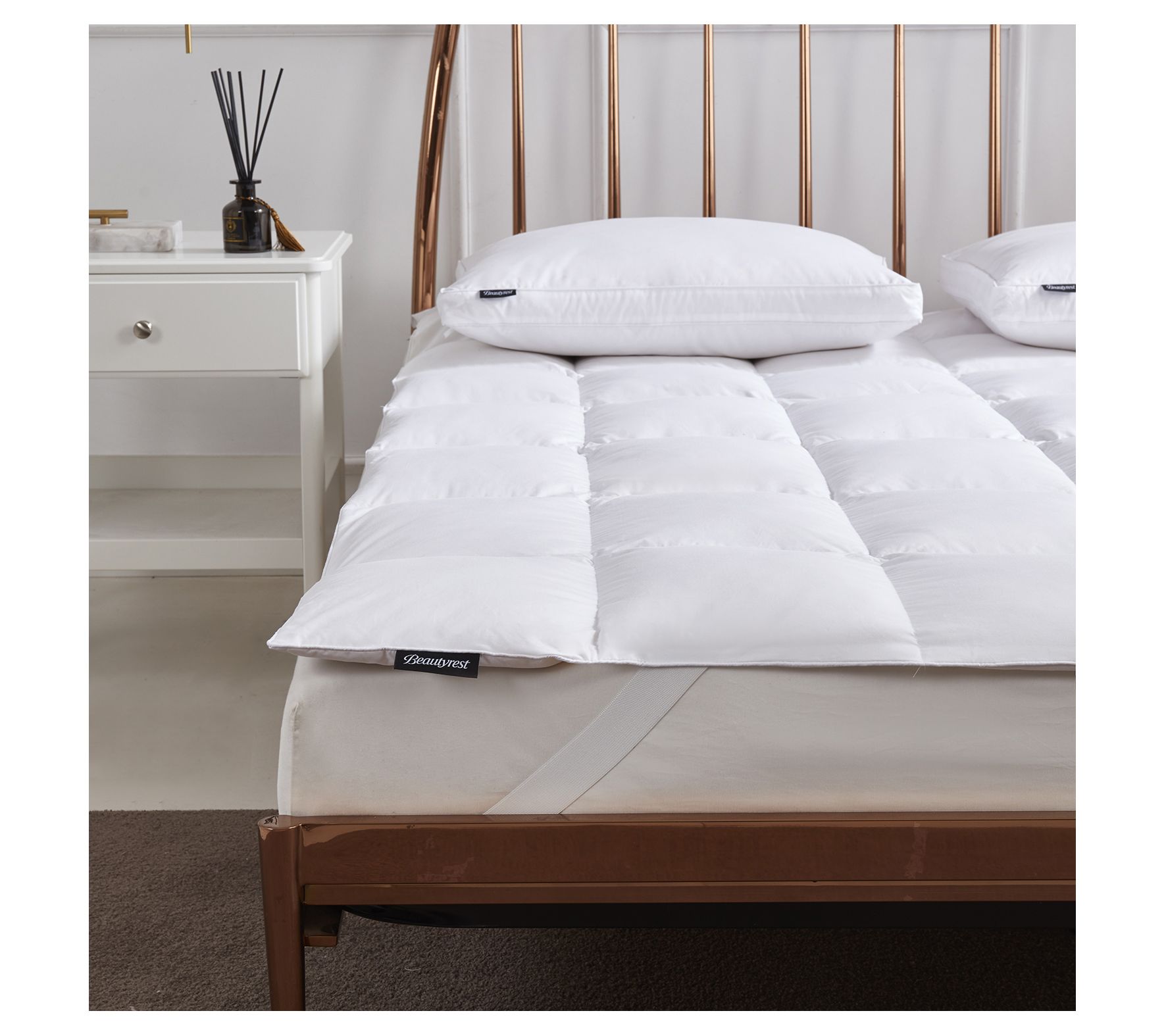 BeautyRest Feather & Down Fiber Mattress Topper Full