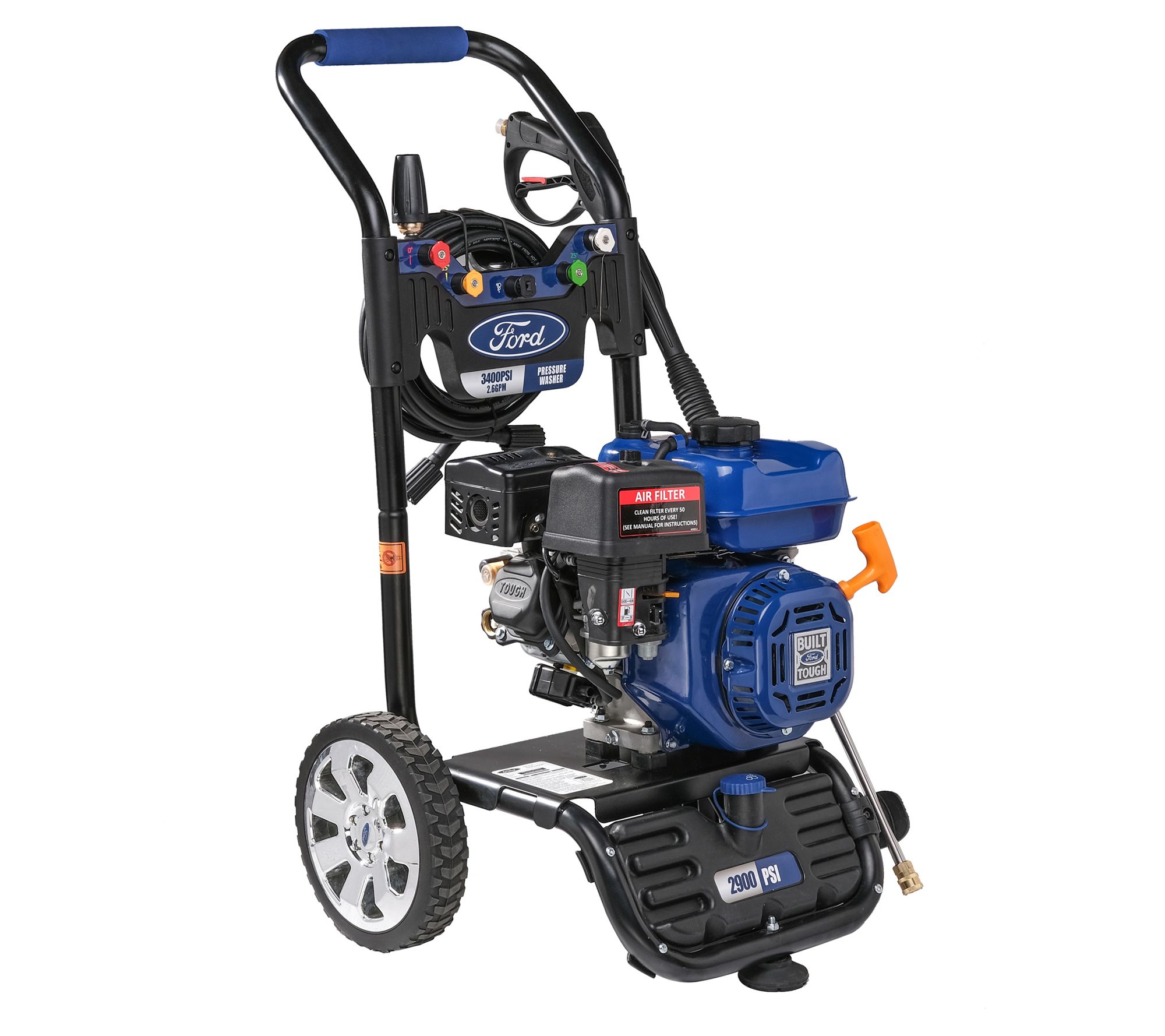 Ford 3400 PSI 2.6 GPM Pressure Washer with 212c c Engine