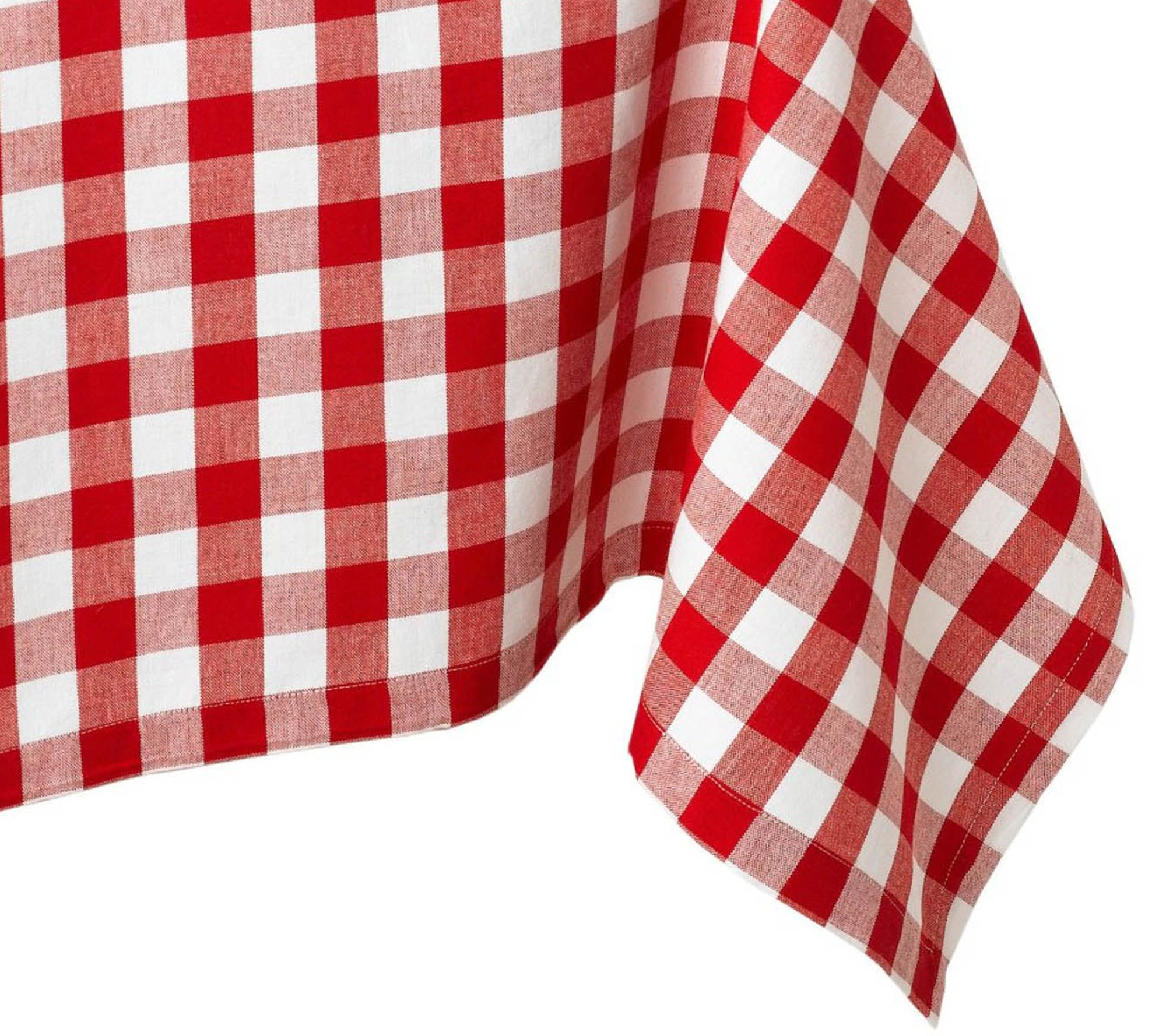 Design Imports Checkers Tablecloth 60" x 120"