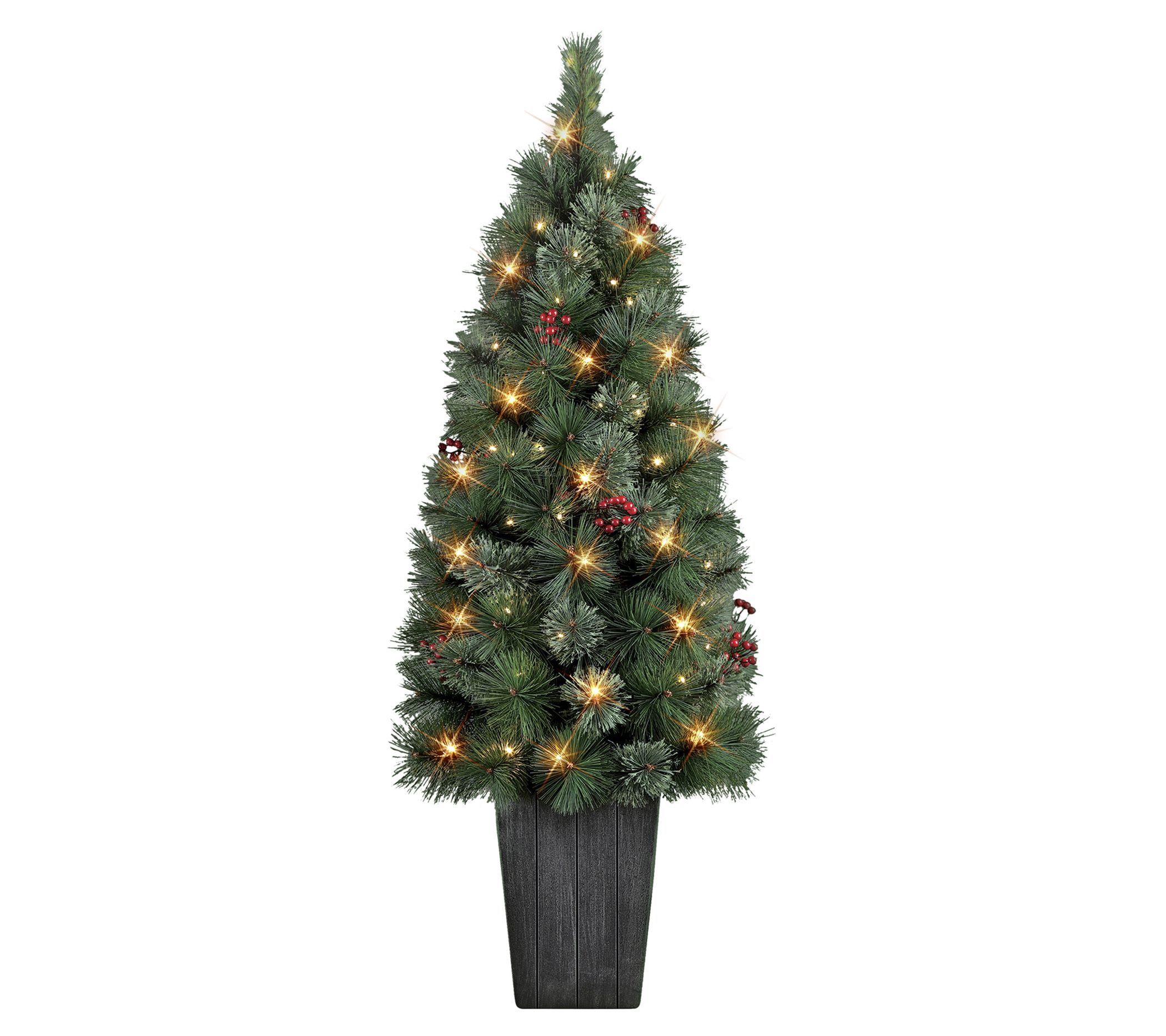 Puleo 4' B/O Potted Cascade Pine Tree