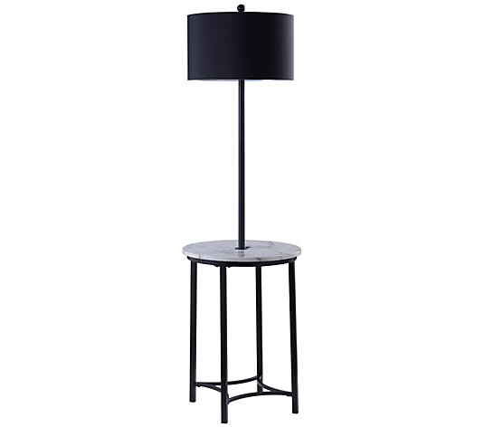 Floor Lamp With Faux Marble, Qvc Uk Floor Lamps
