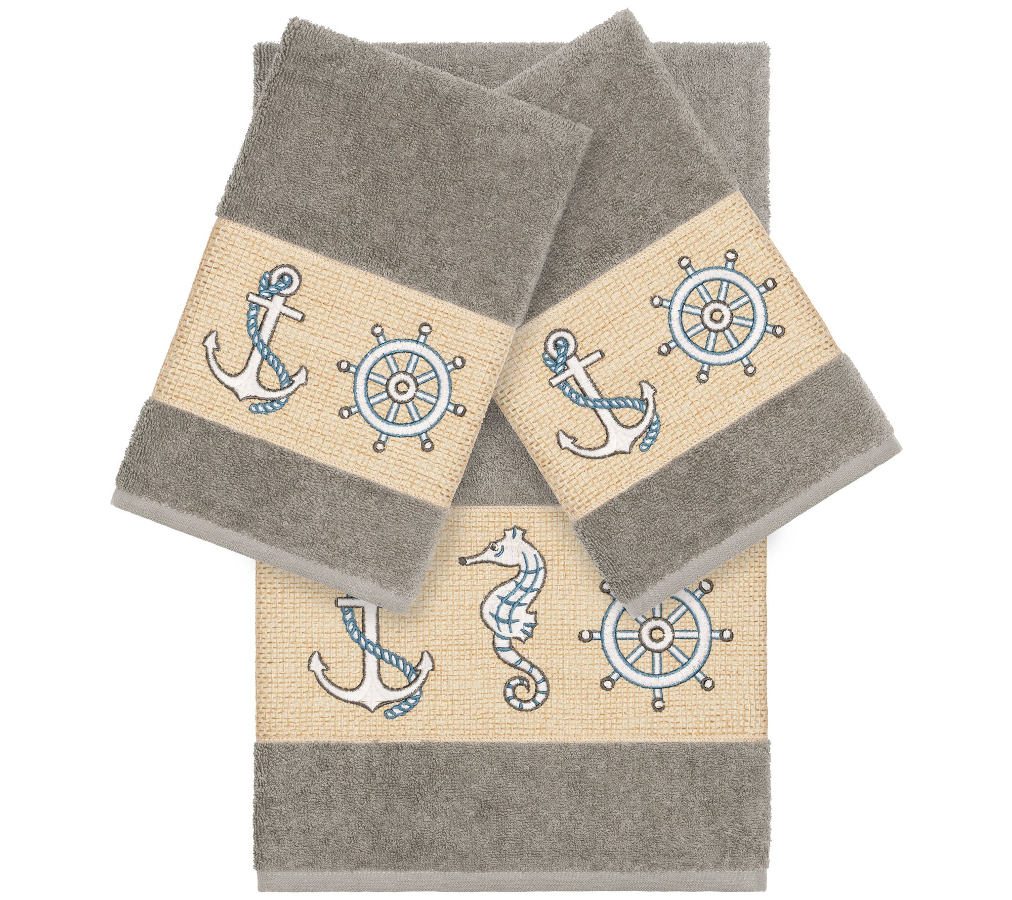 Linum Home Textiles Easton 3PC Towel Set