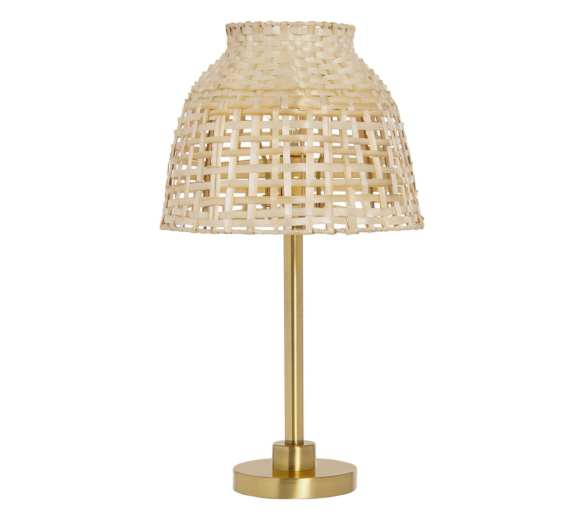 River of Goods 20"H Quentin Bamboo Shade Table Lamp