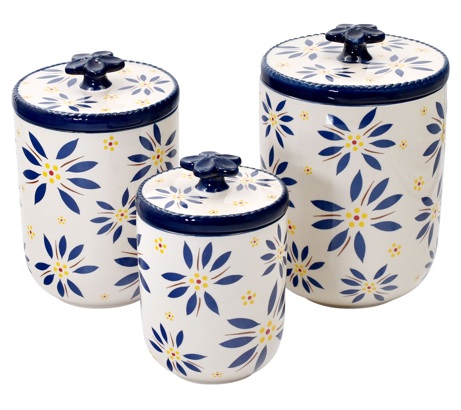 Ombre Paint Kitchen Canisters