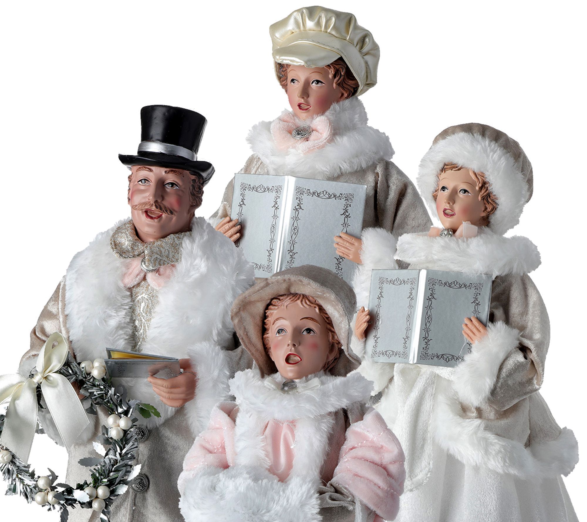 13 & 16'' Caroler Family Set of 4by Valerie