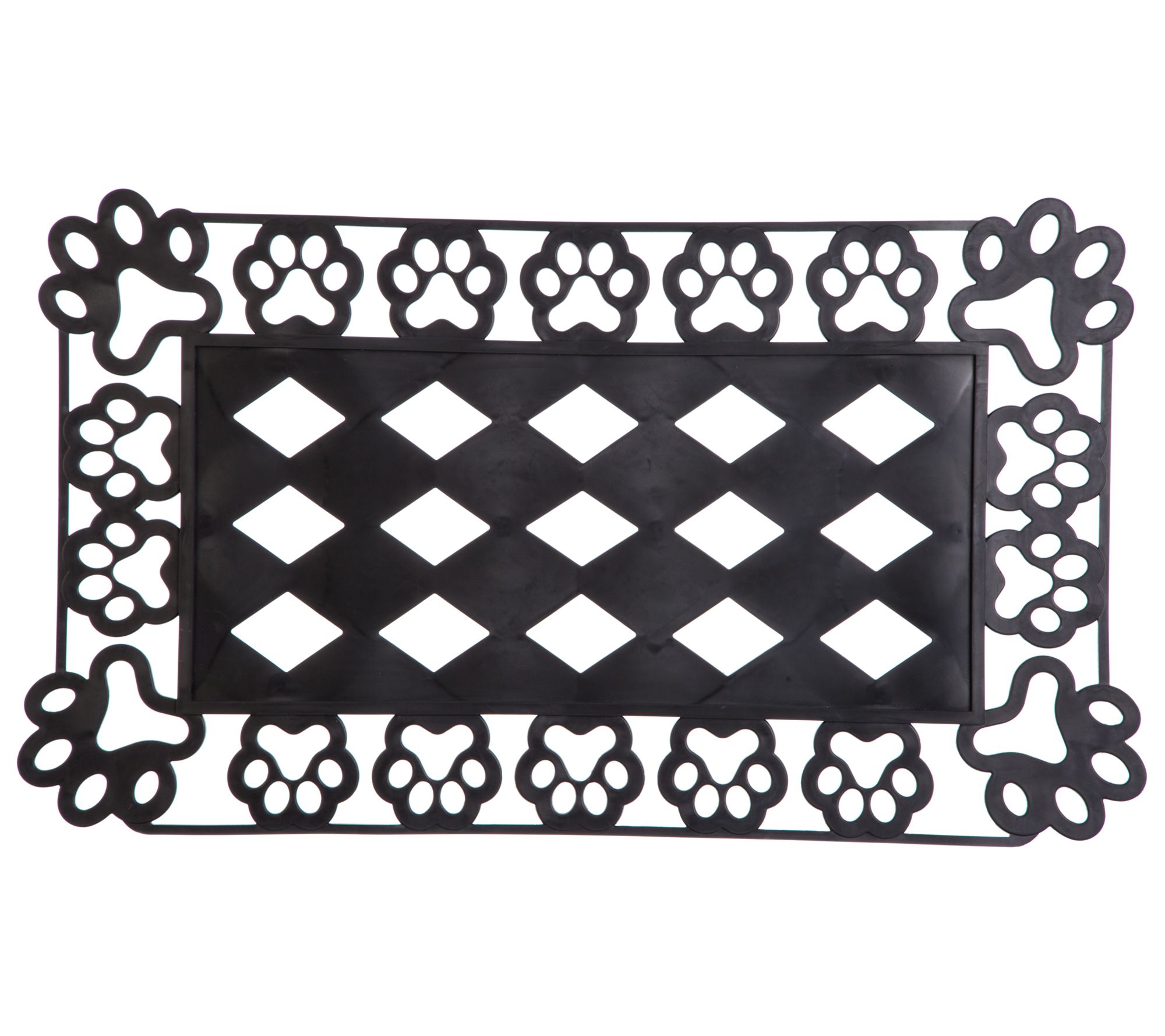 Evergreen Enterprises Black Scroll Sassafras Switch Mat Tray - 30