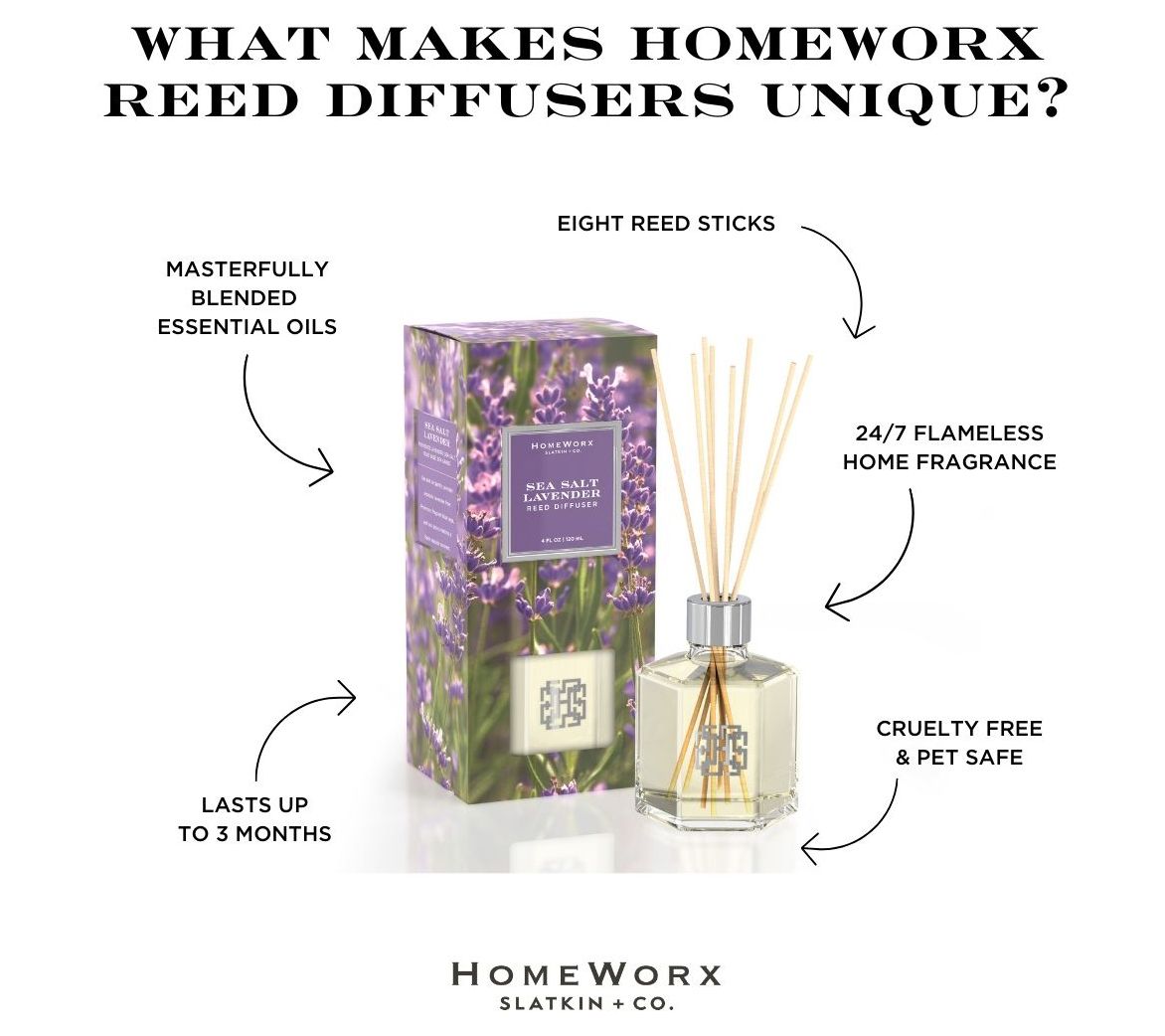 HomeWorx by Slatkin + Co.Sea Salt Lavender ReedStick Diffuser