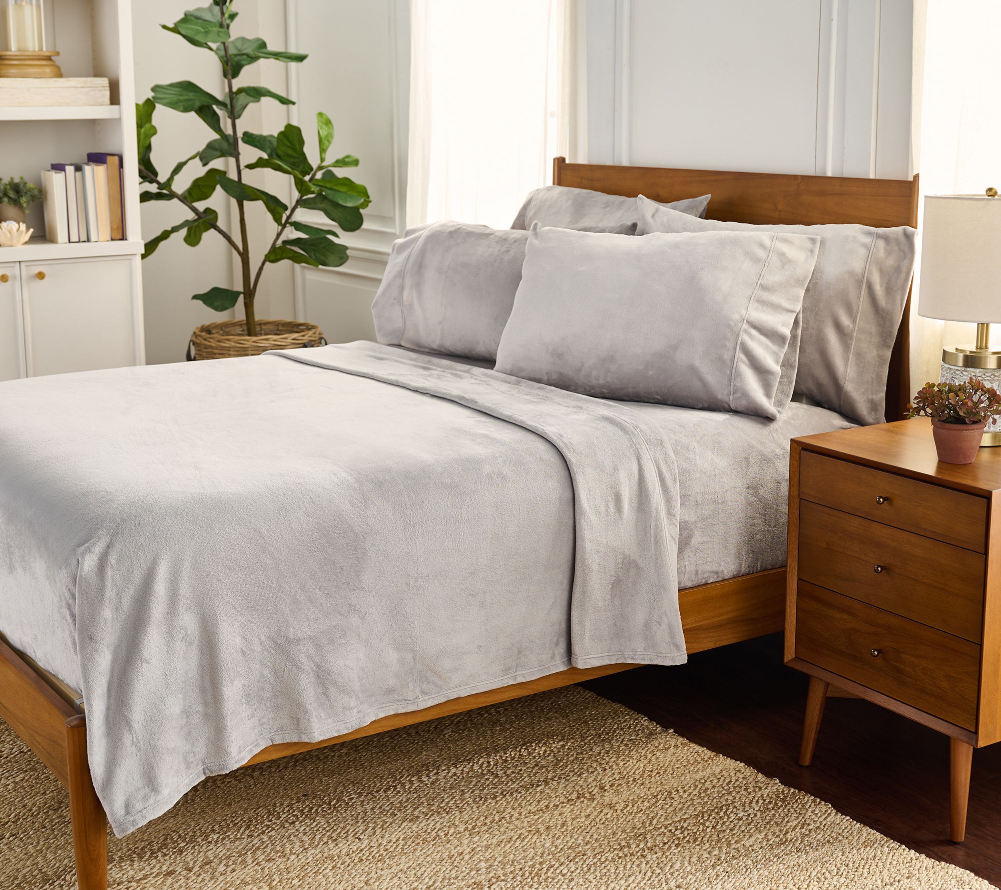 Berkshire Velvetsoft Sheet Set with Extra Pillowcases