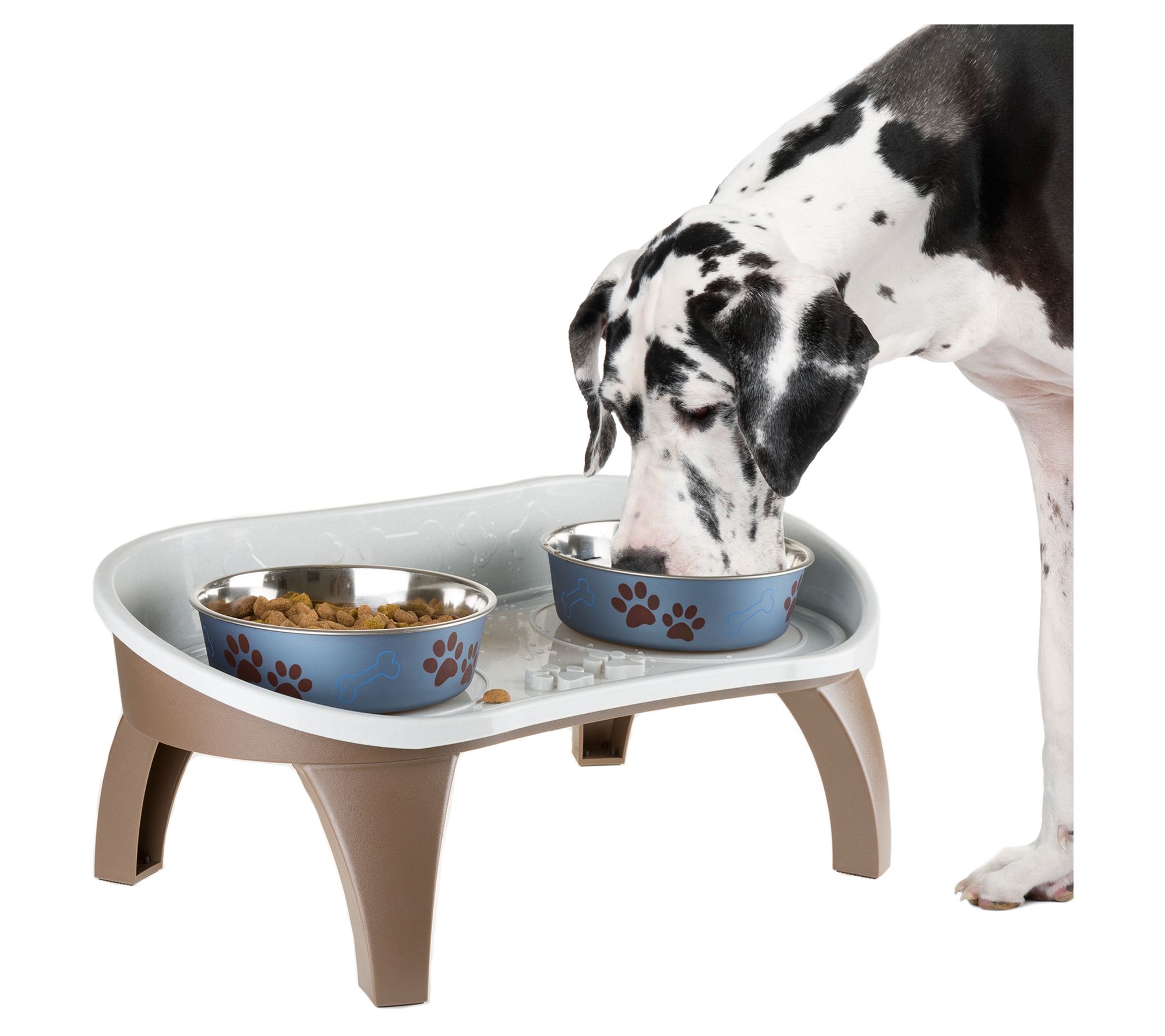 Petmaker Pet Bo wl Stand 8.5" F eeding Tray wit h Splash Guard