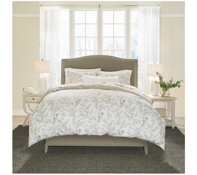 Laura Ashley Lindy - Green Twin Duvet Cover Set