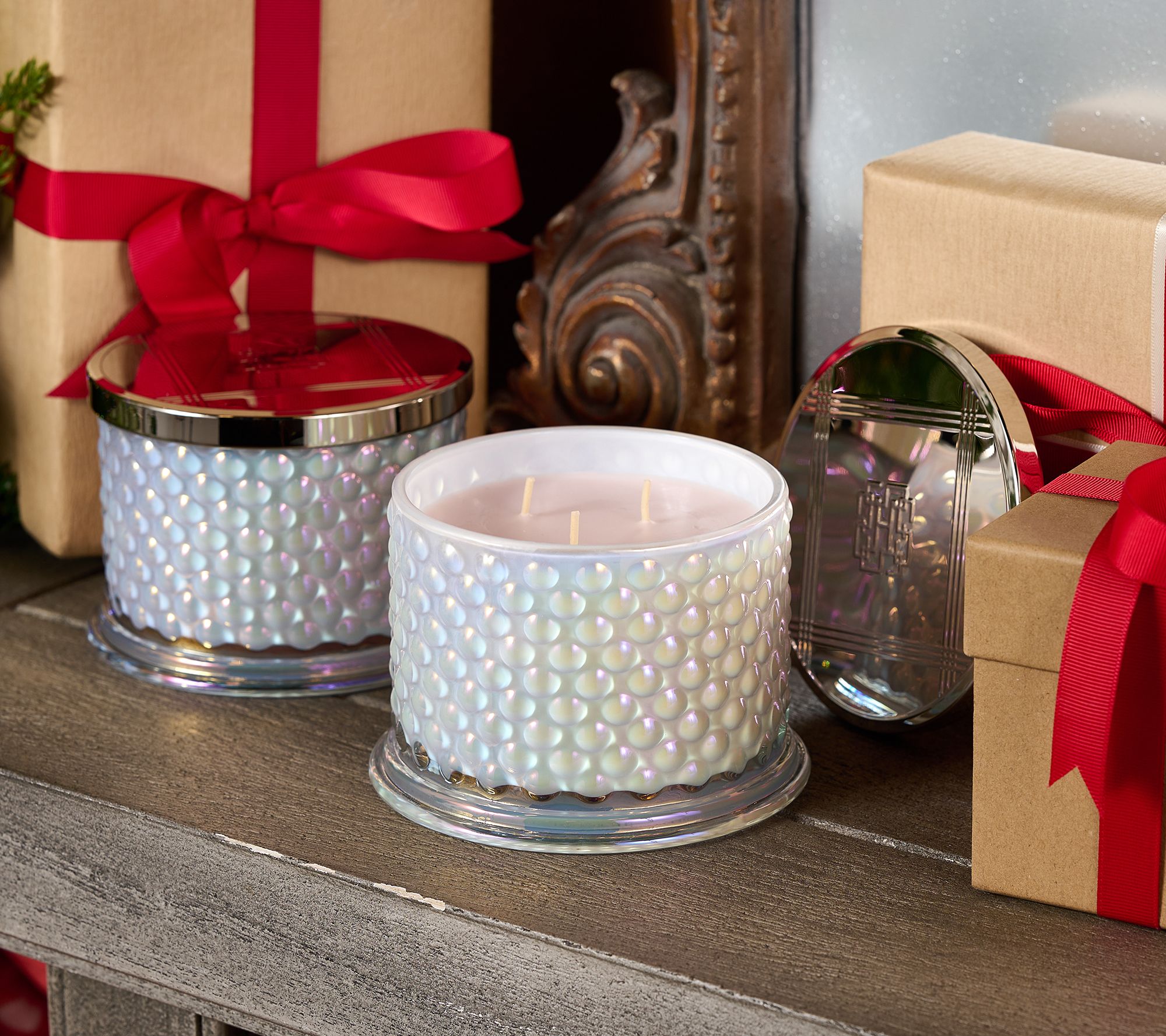 As Is HomeWorx by Slatkin + Co. S/2 14oz Pop theBubblyCandle