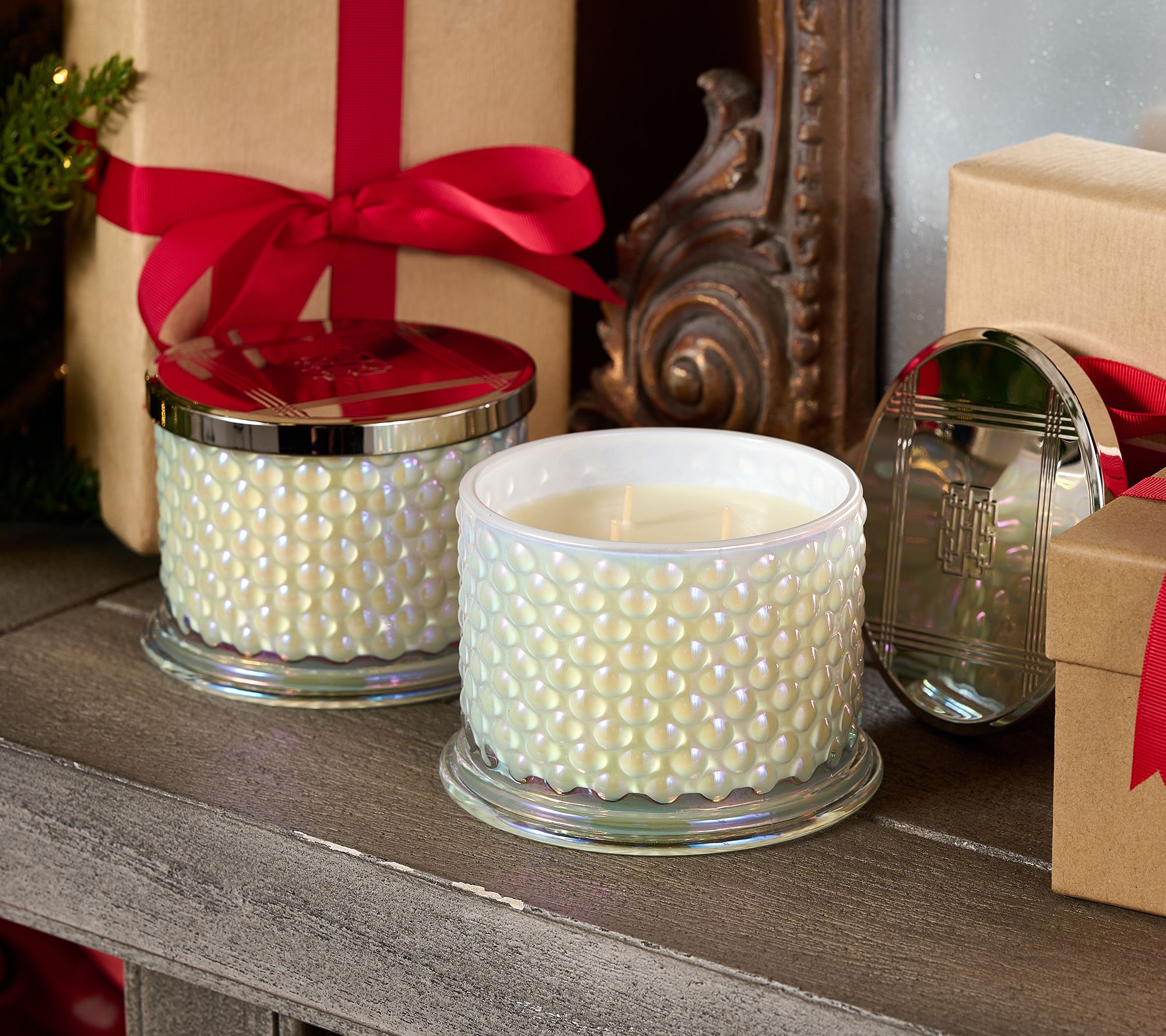 "As Is" HomeWorx by Slatkin + Co. S/2 Pop the Bubbly Candles