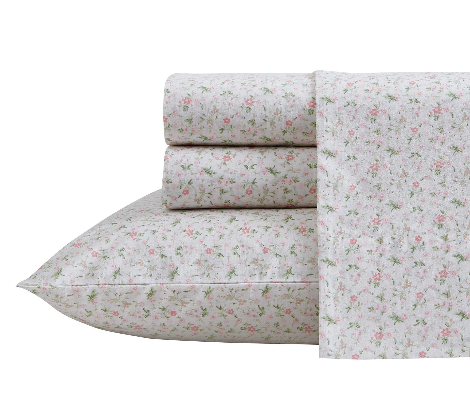 Laura Ashley Evie Pretty PinkTwinXLSheet Set