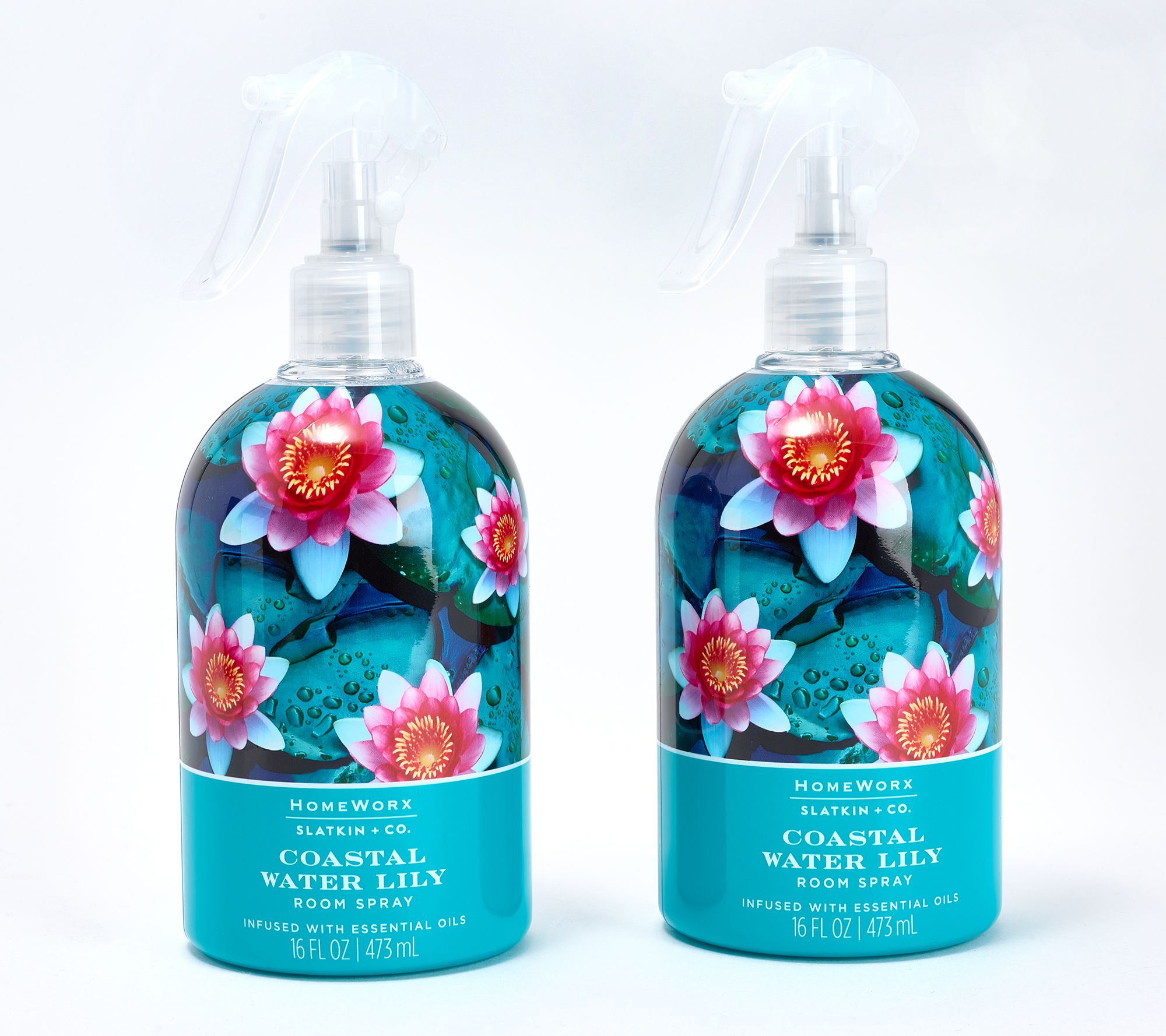 "As Is" HomeWorx by Slatkin + Co. S/2 16-oz Room Sprays