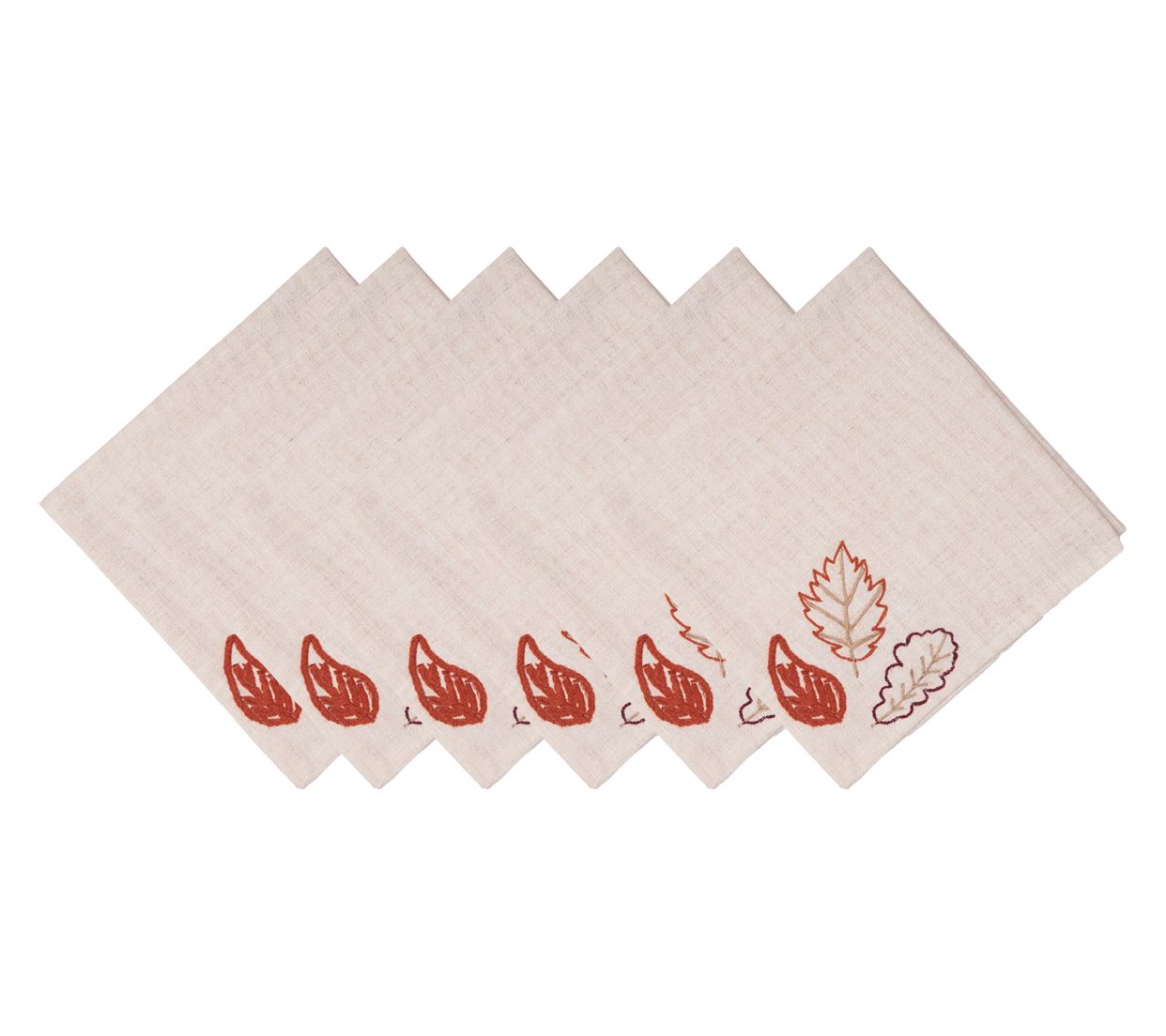 Autumn Botanical Napkin Set of 6 by Valerie