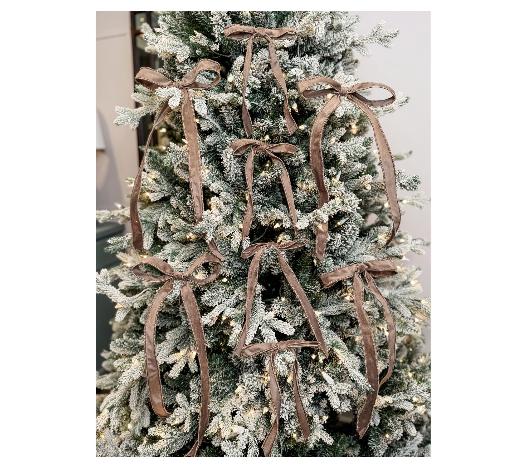 "As Is" Simply Stunning Set of 8 Velvet Bow Clips by Janine Graff