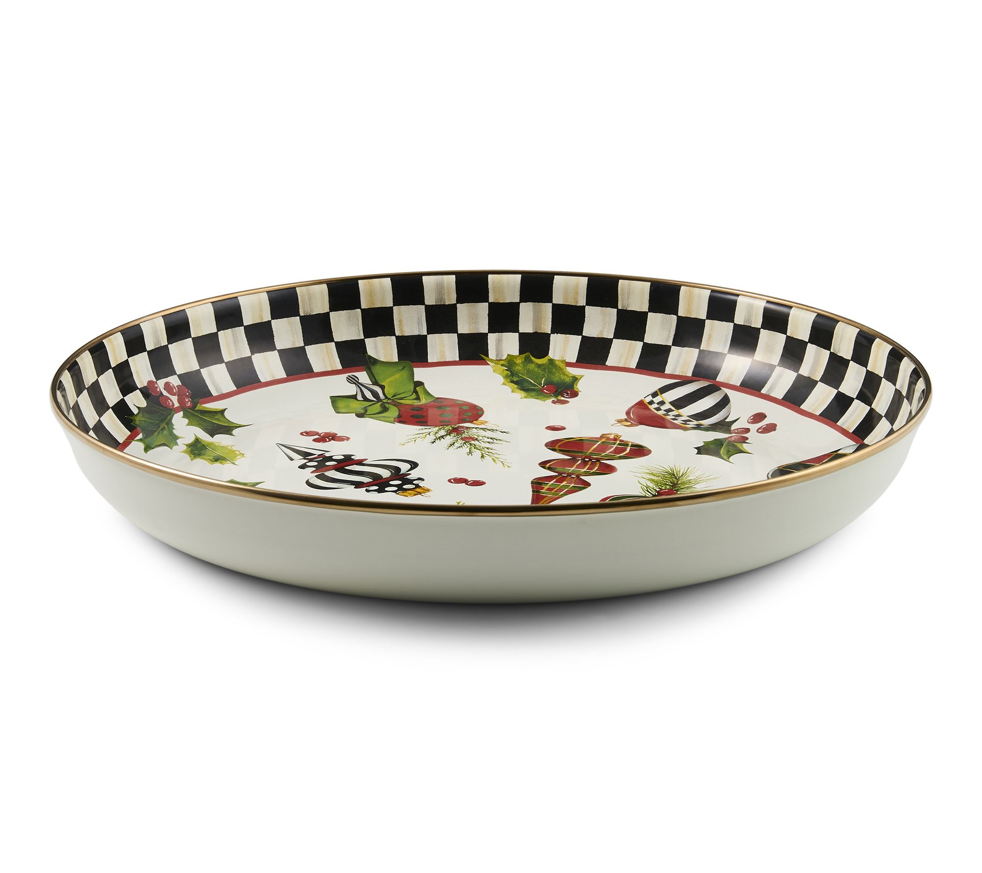 MacKenzie- Childs Deck the Halls Abundant Bowl