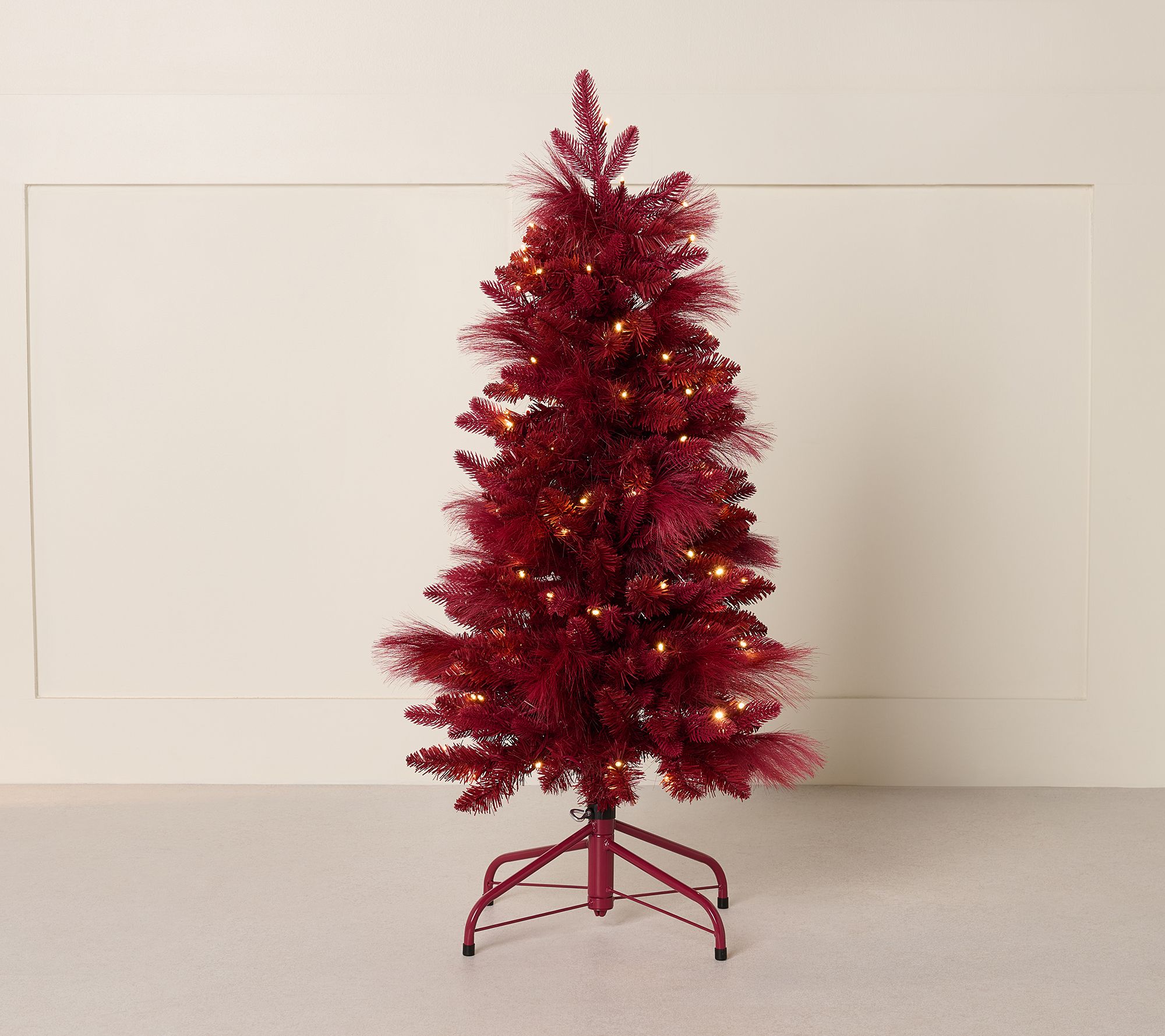 40" Illuminated Indoor/Outdoor Pampas Mini Tree by Kim Gravel