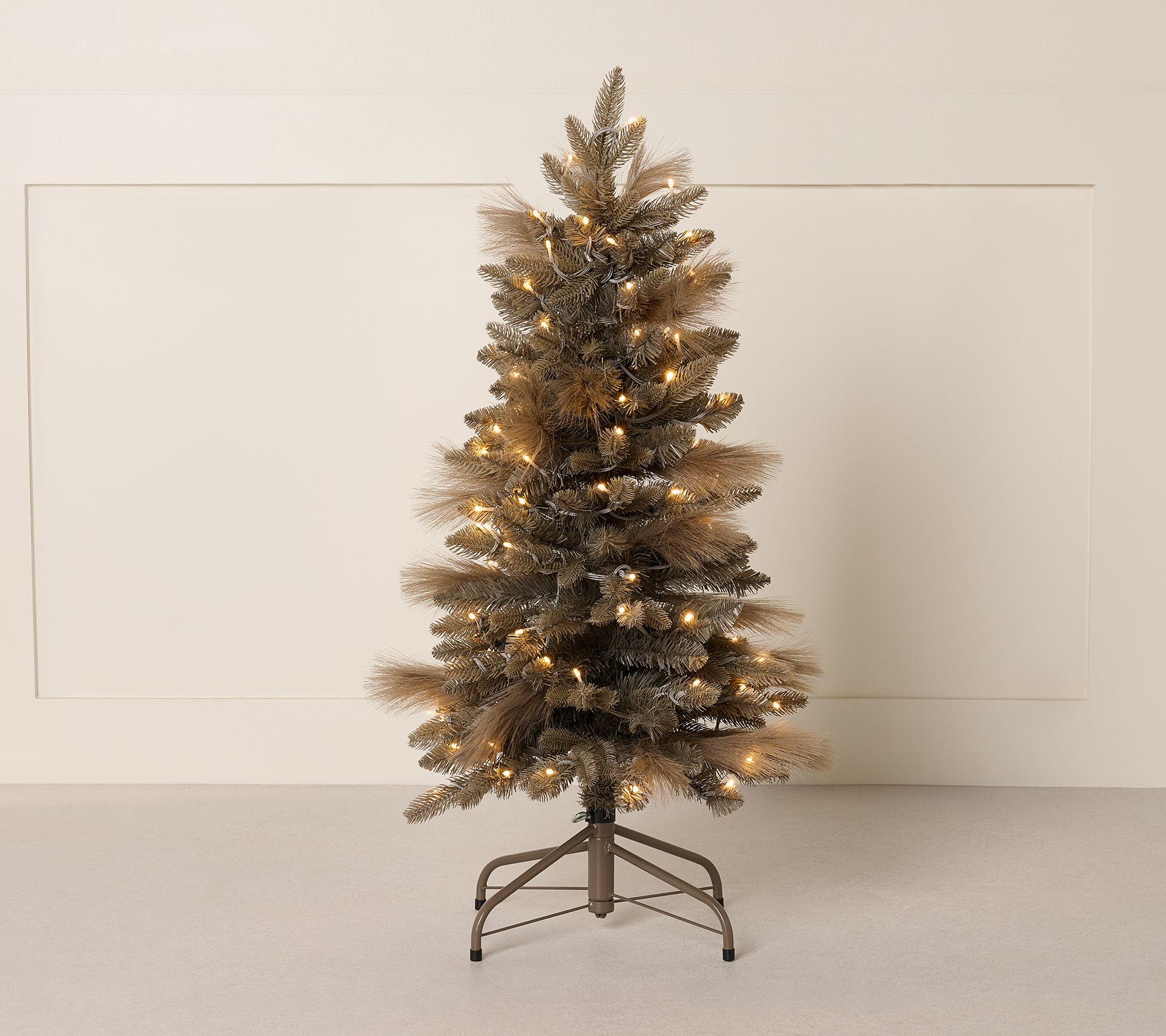 40" Illuminated Indoor/Outdoor Pampas Mini Tree by Kim Gravel