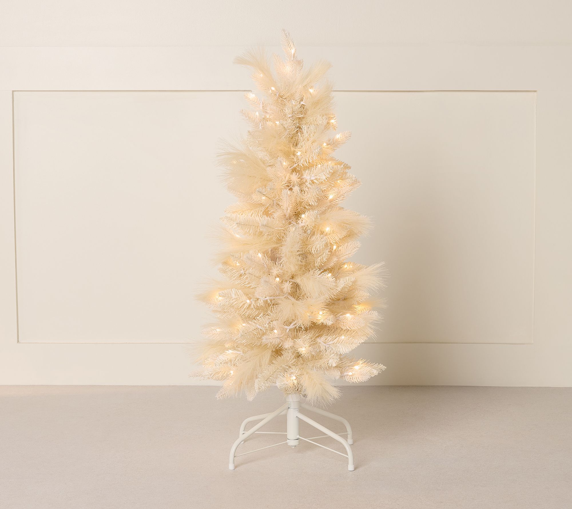 40" Illuminated Indoor/Outdoor Pampas Mini Tree by Kim Gravel