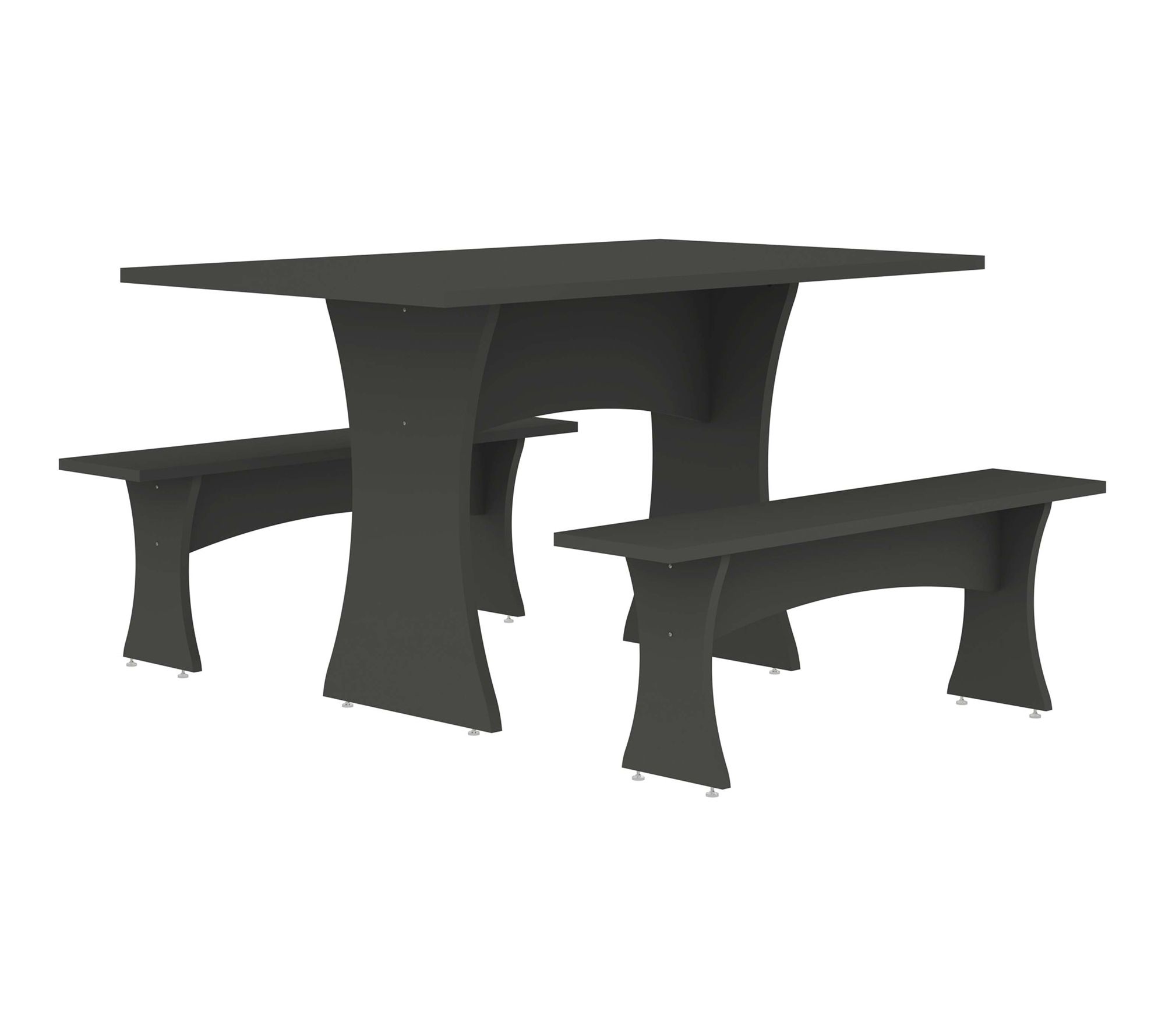 Manhattan Comfort Coney 3-Piece Dining Set