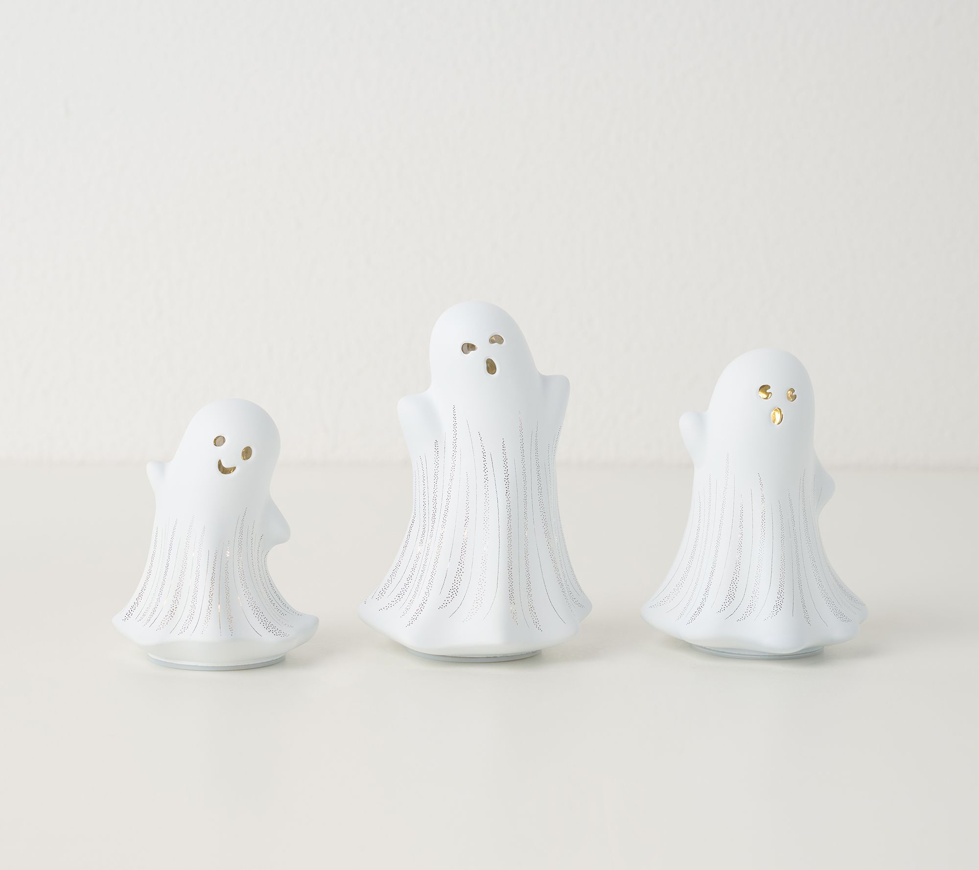 Set of 3 Starry Night Ghosts by Valerie