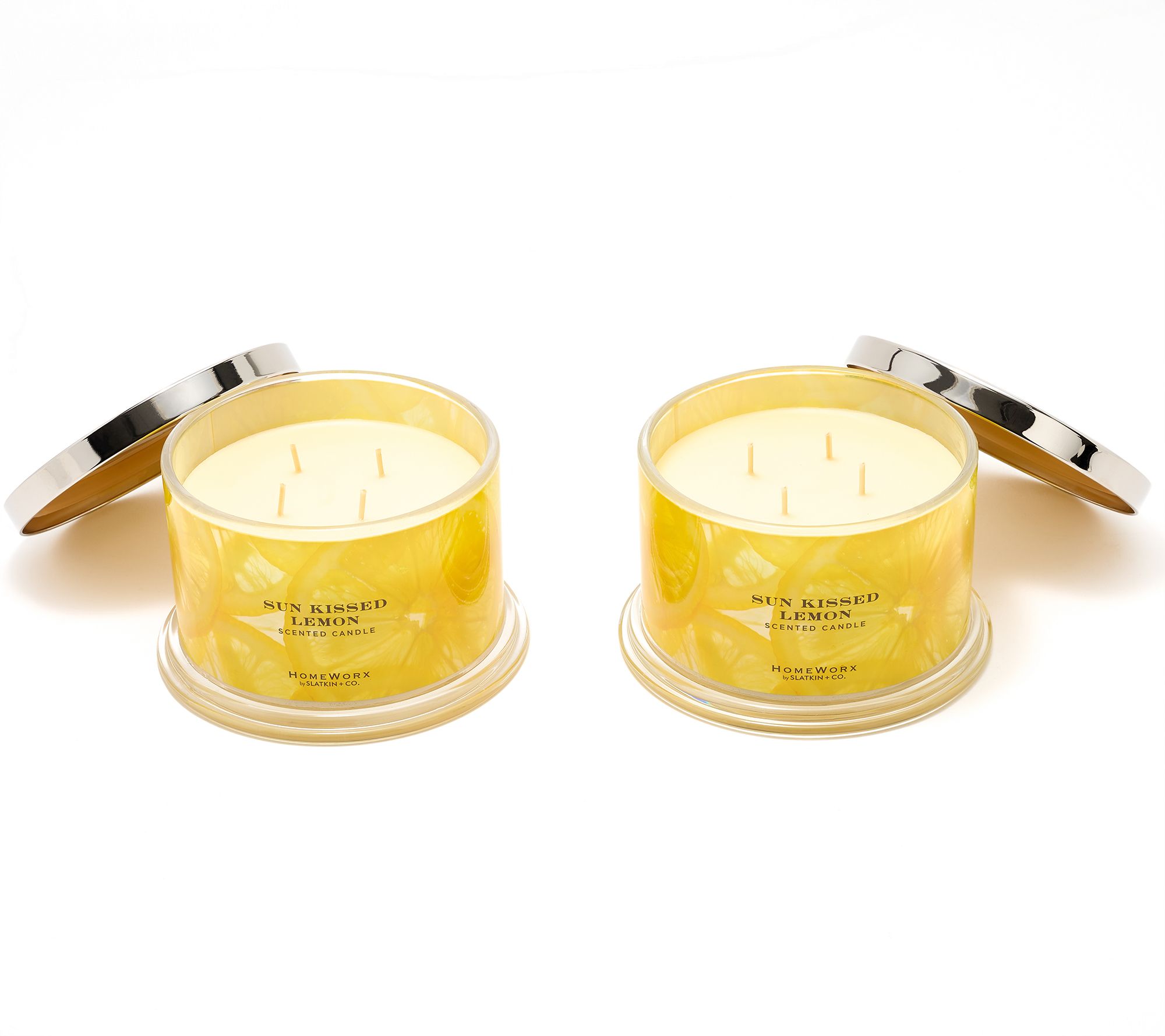 "As Is" HomeWorx by Slatkin + Co. Kissed Lemon Candles