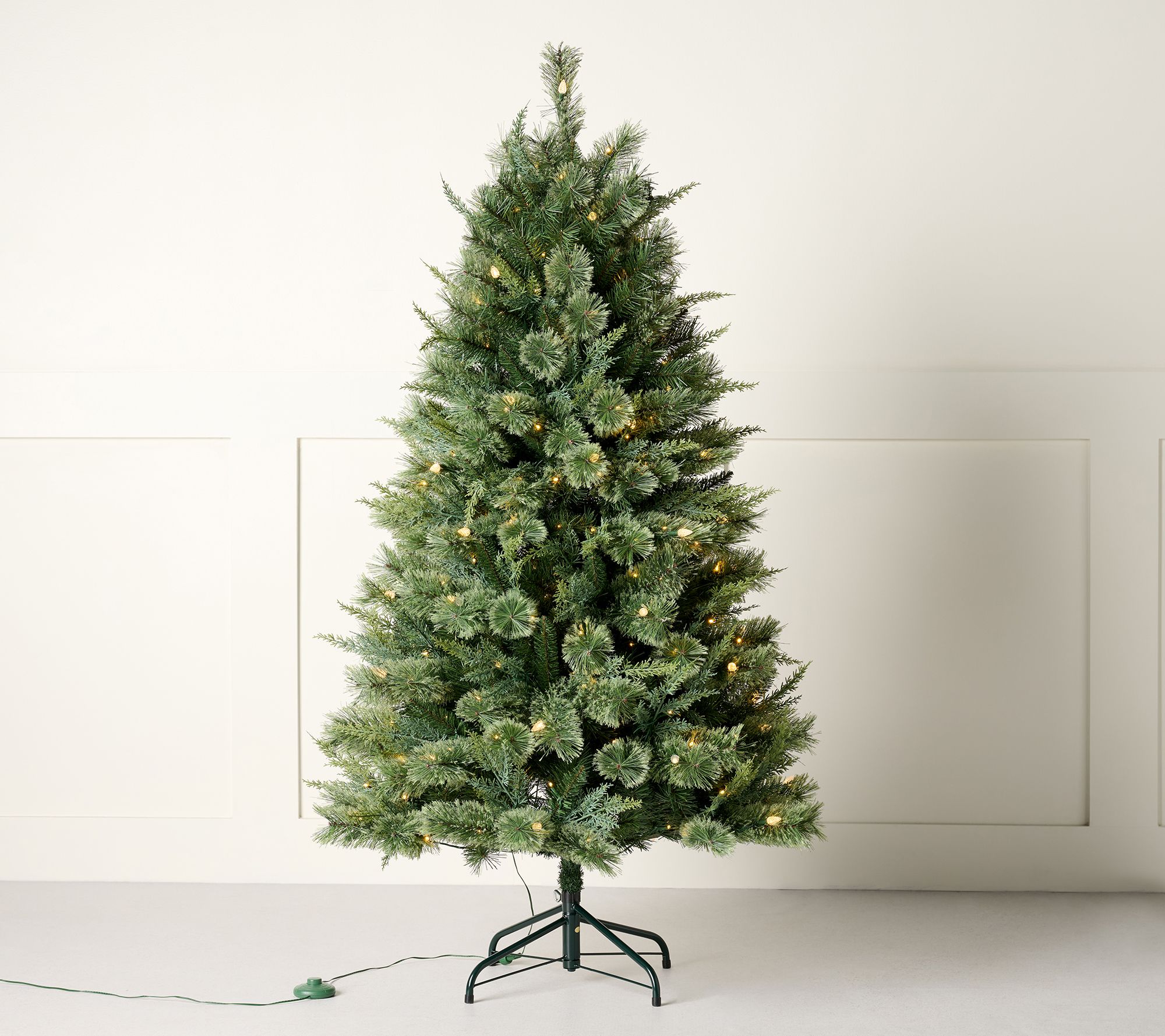 "As Is" Home Reflections 5' LED Cashmere Pine Christmas Tree w/Bag