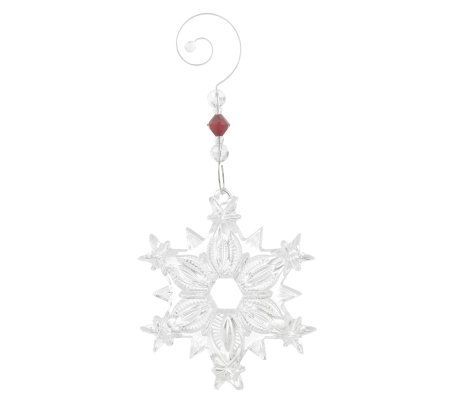 Mini Snowflake Crystal Christmas Ornament, 2.56 by Waterford - Default  Title Amusespot - Unique products by Waterford for Kitchen, Home Décor,  Barware, Living,…