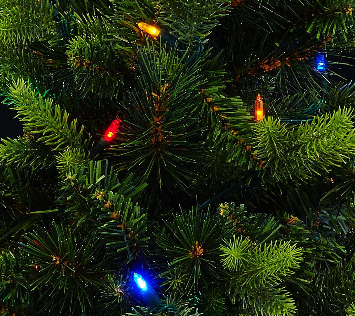 Bethlehem Lights 30" Mixed Greens Prelit Holiday Stake Tree