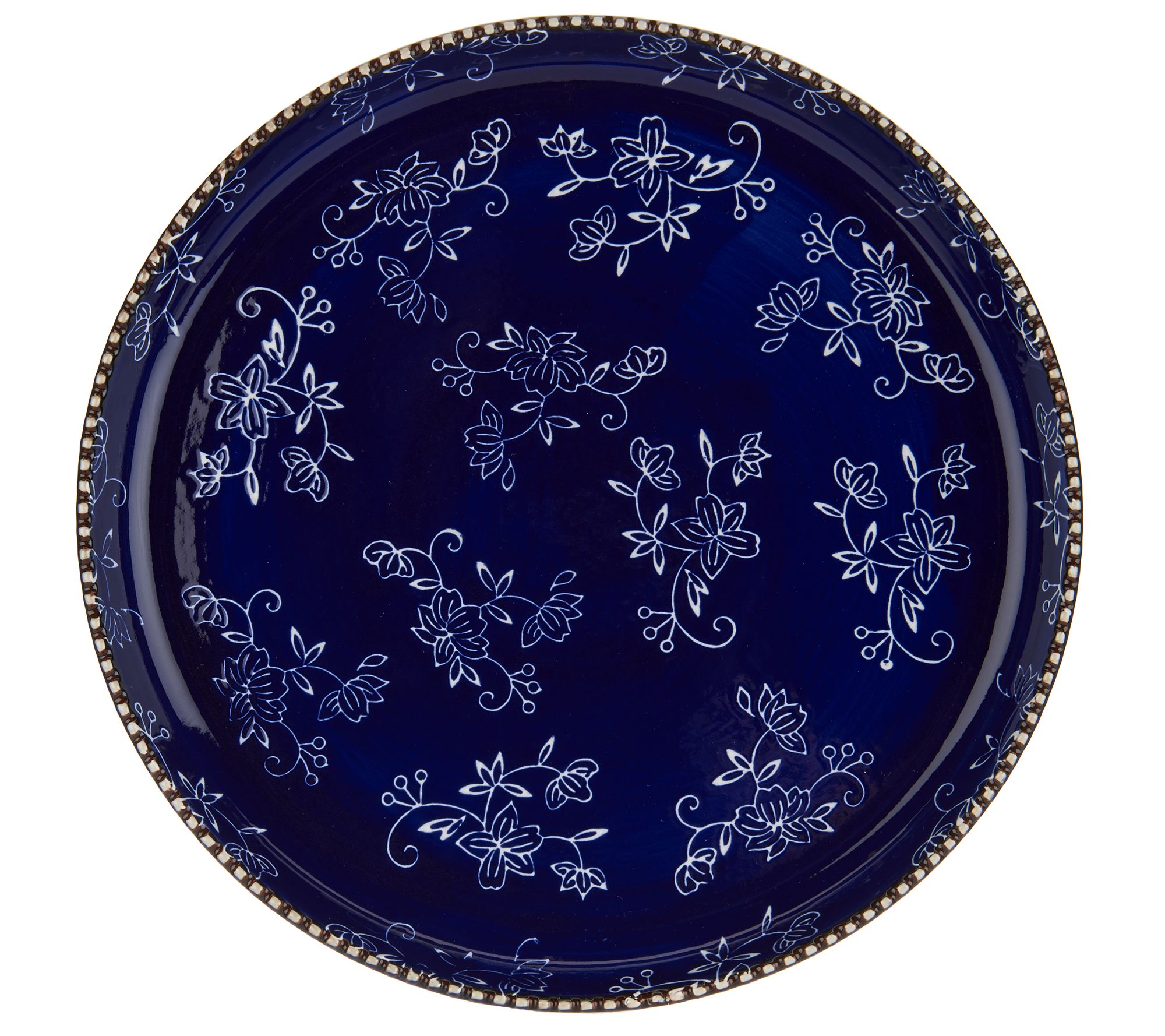 Temptations Floral Lace 16Piece Deep Dish Dinnerware Set