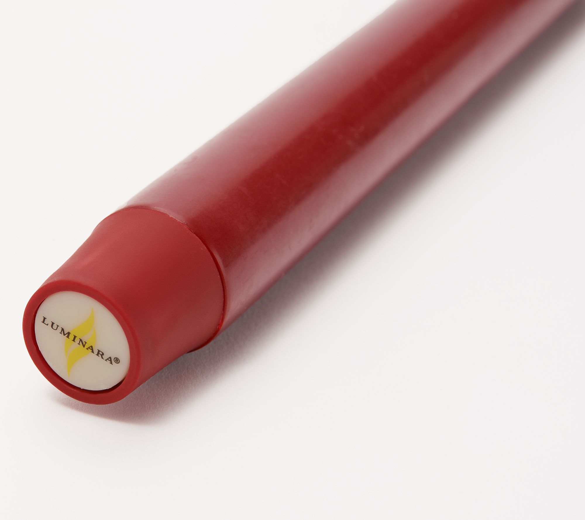 Luminara Set of (2) 8" WaxDipped Taper Candles with Remote