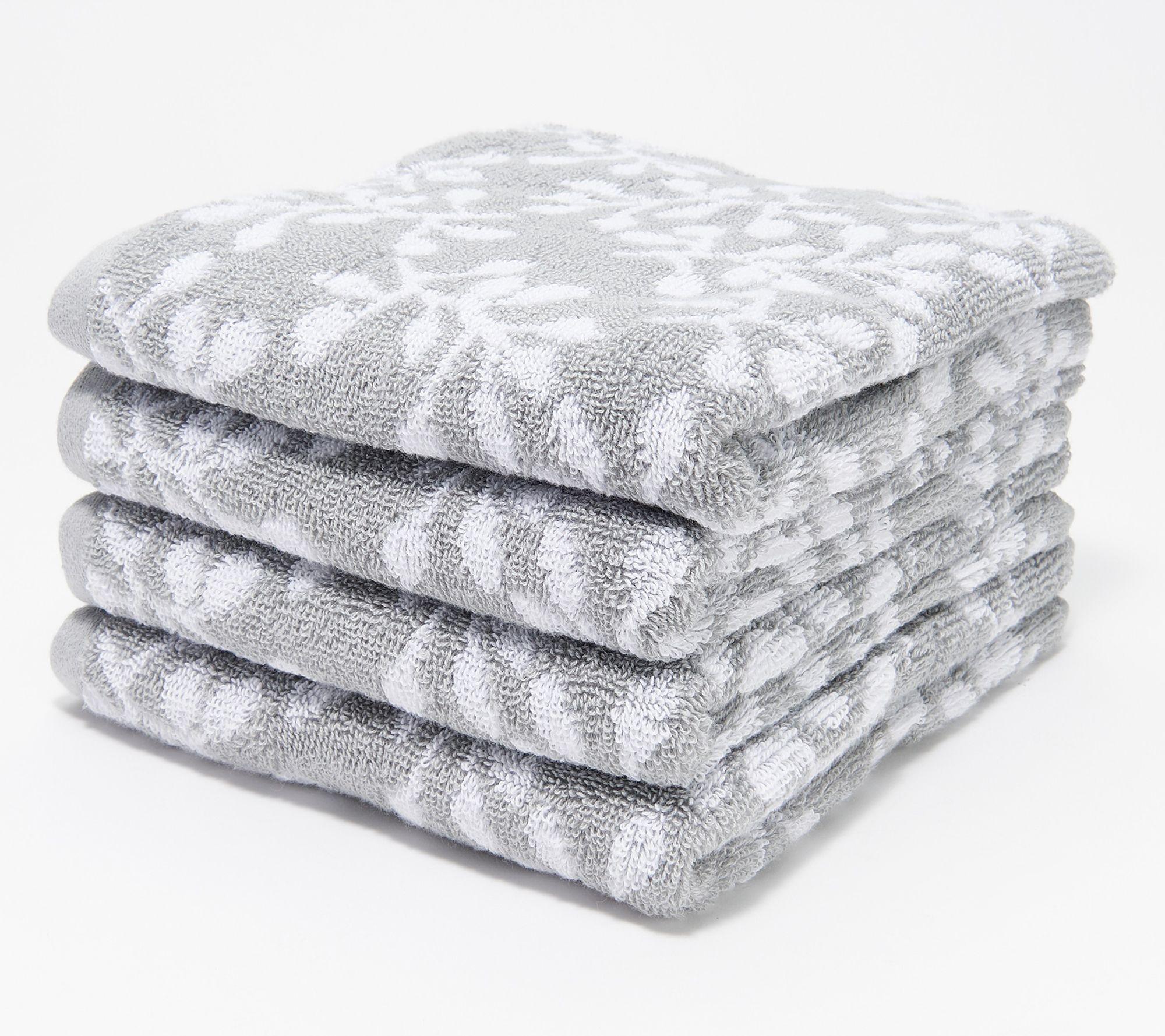 Home Reflections 4Piece Reversible Hand Towels