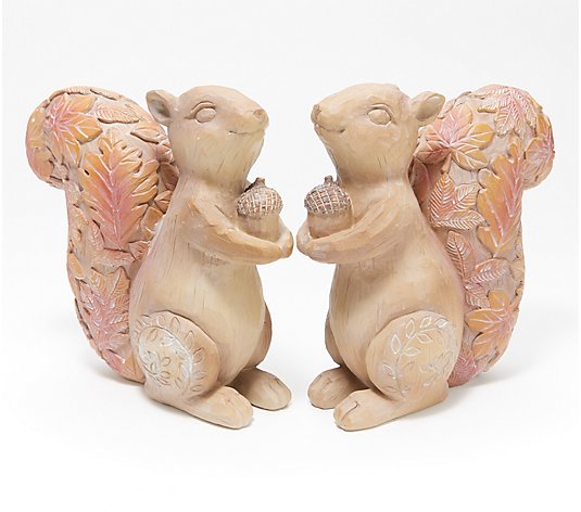 Home Reflections Set of 2 Resin Animal Statues