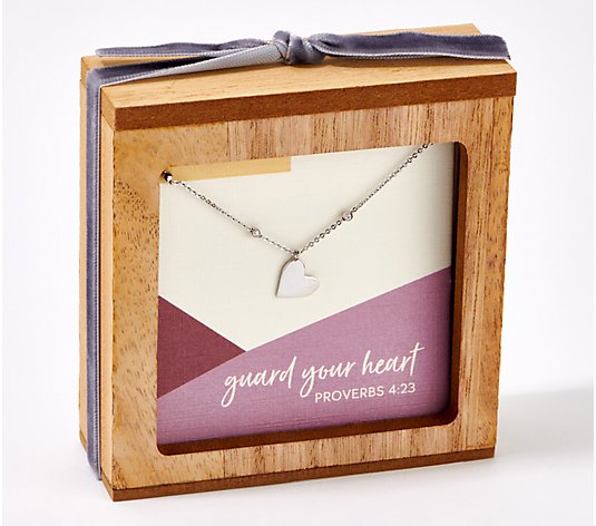 DaySpring Promise Box w/ Pendant Necklace and Scripture Cards