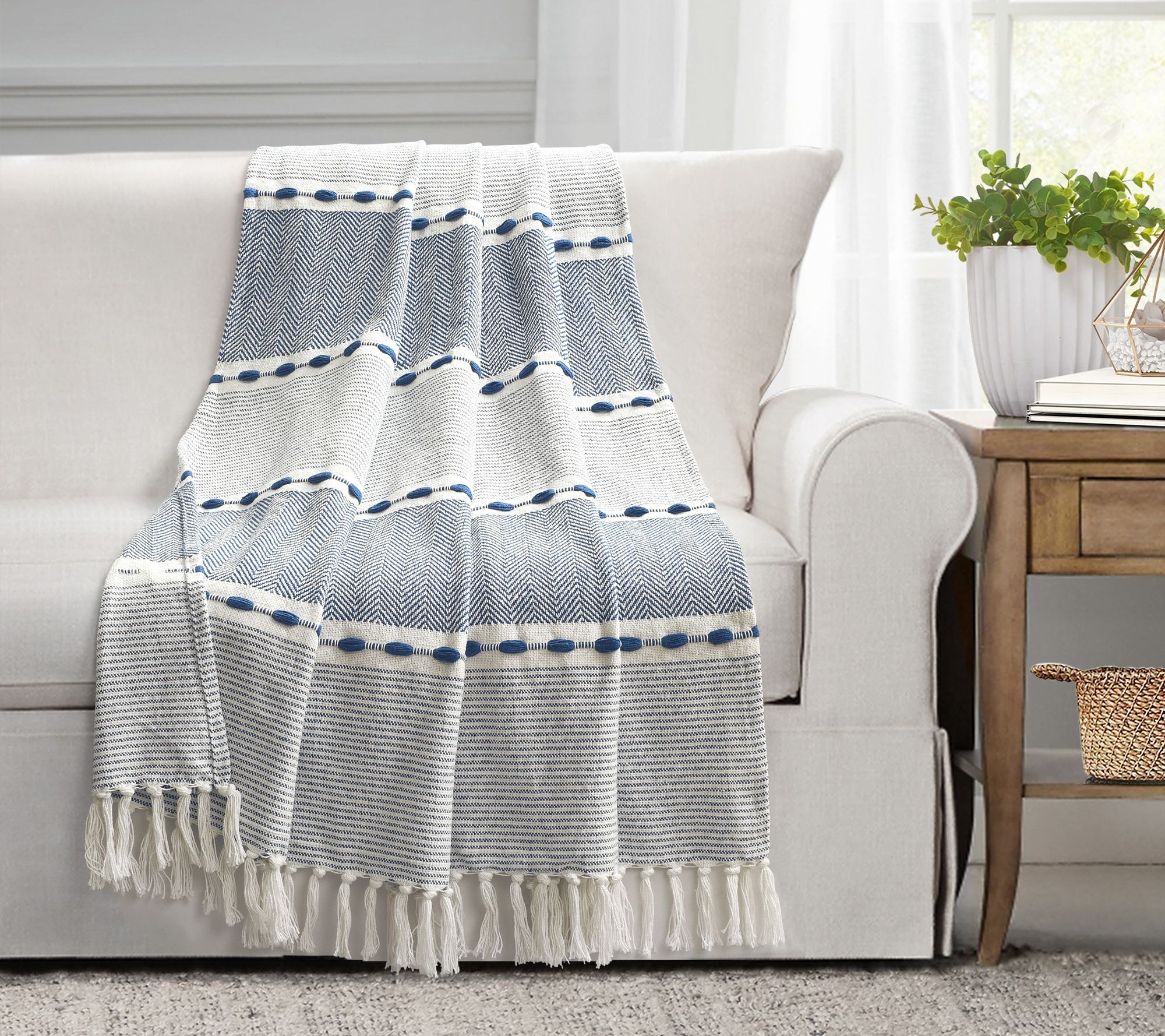 Lush Decor Fall Tasse l Throw Blanket