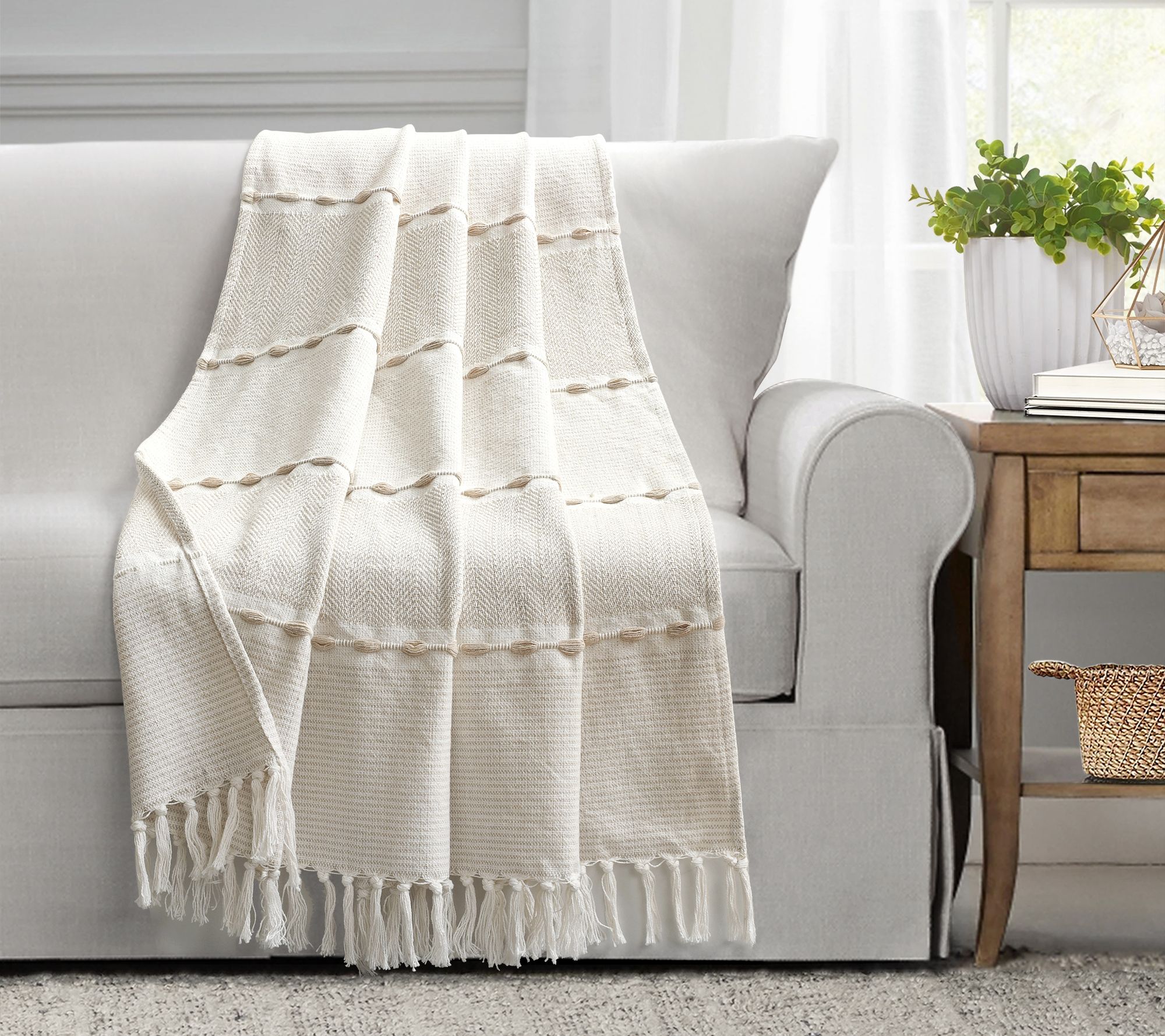 Lush Decor Fall Tasse l Throw Blanket