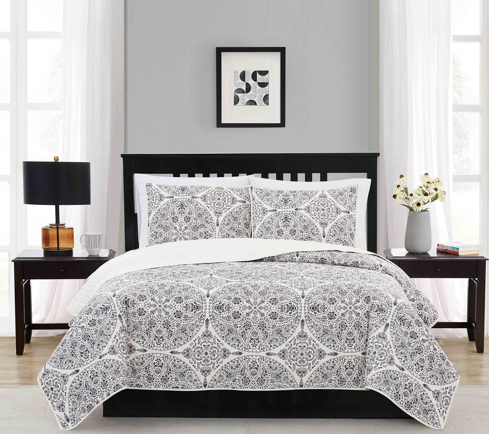 Cannon Gramercy Full/Queen 3 Piece Quilt Set