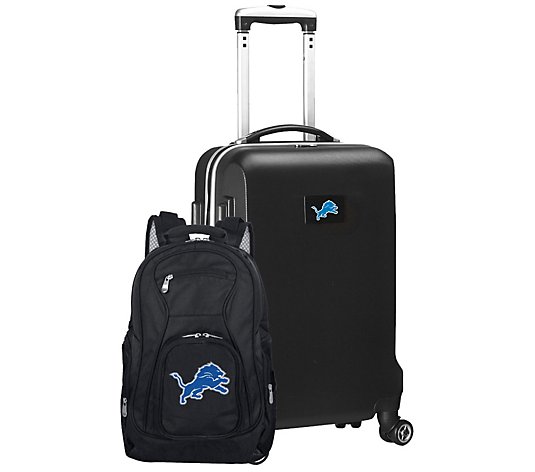Denco NFL Deluxe 2 Piece Backpack and Carry-OnSet
