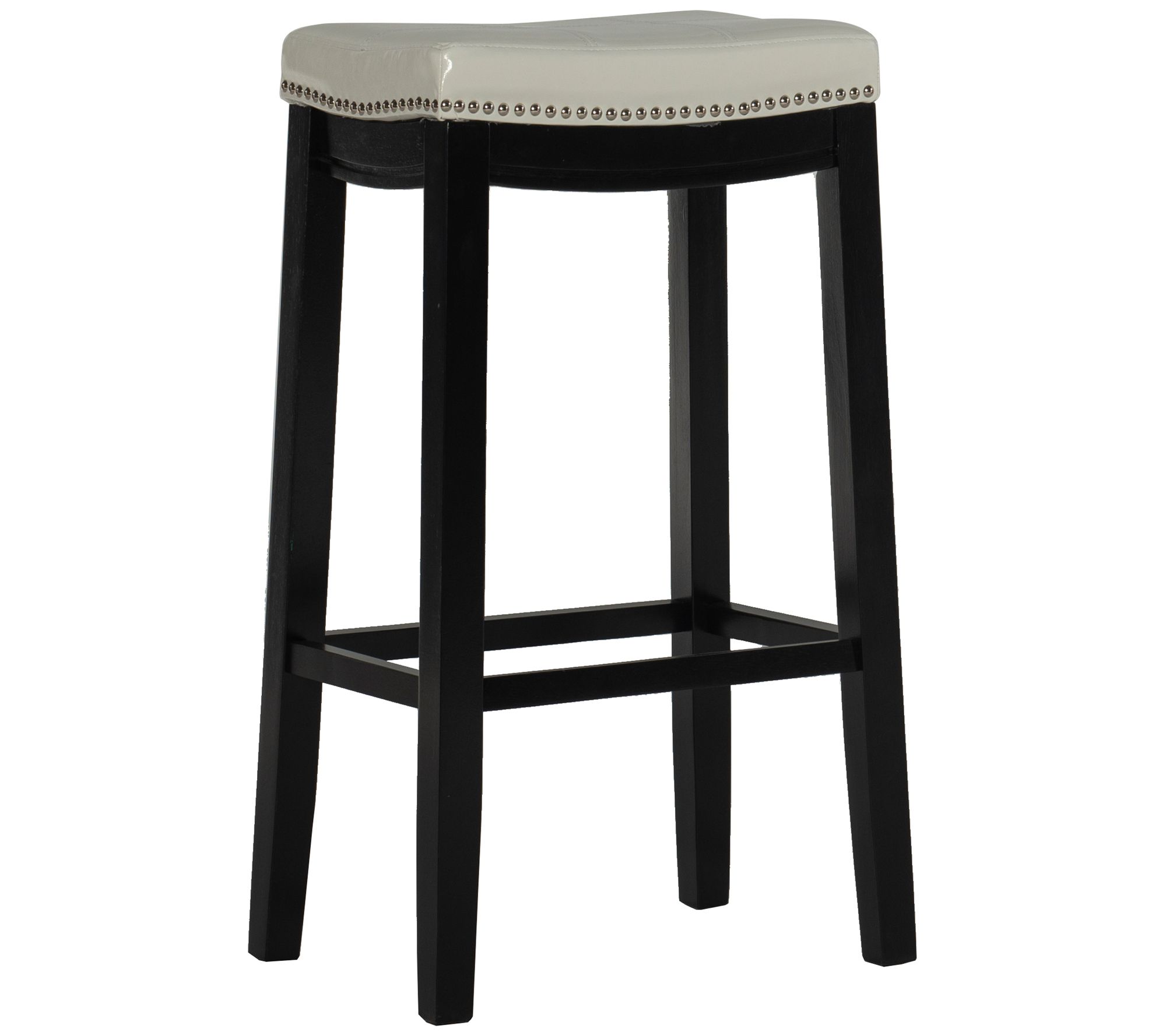 Linon Home Brenner Backless Padded Seat Bar Stool