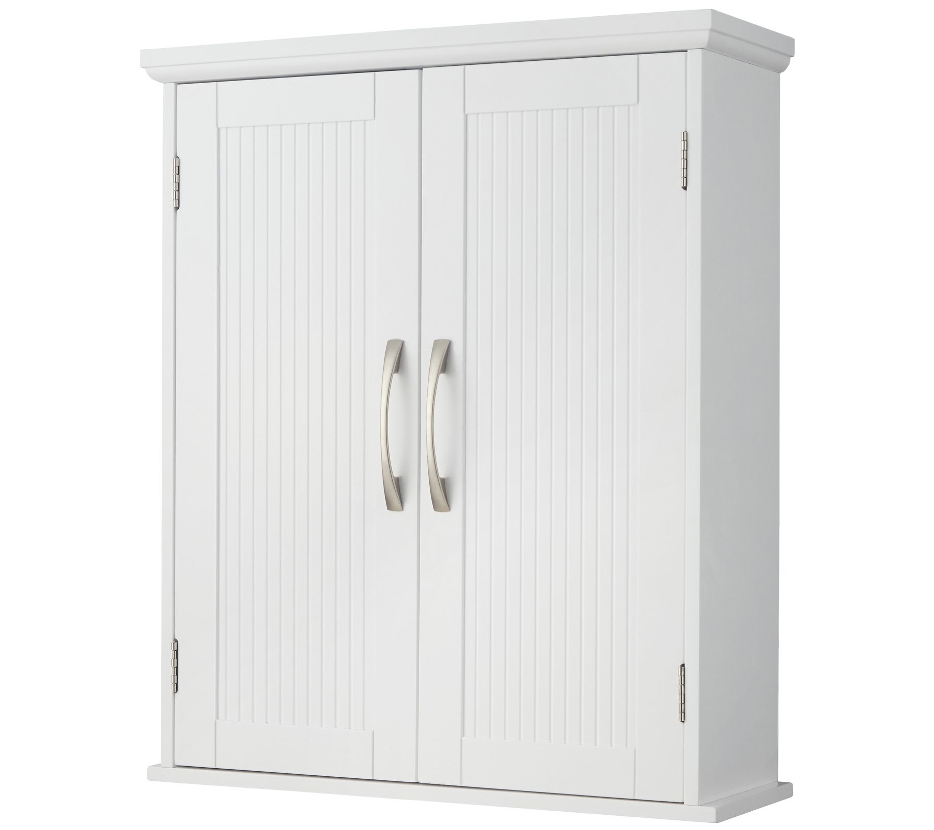 Newport Contemporary Wooden Wall-Mount Cabinet,White
